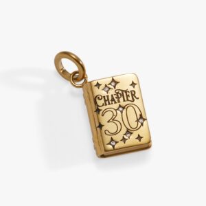 '30th Chapter' Birthday Book Charm