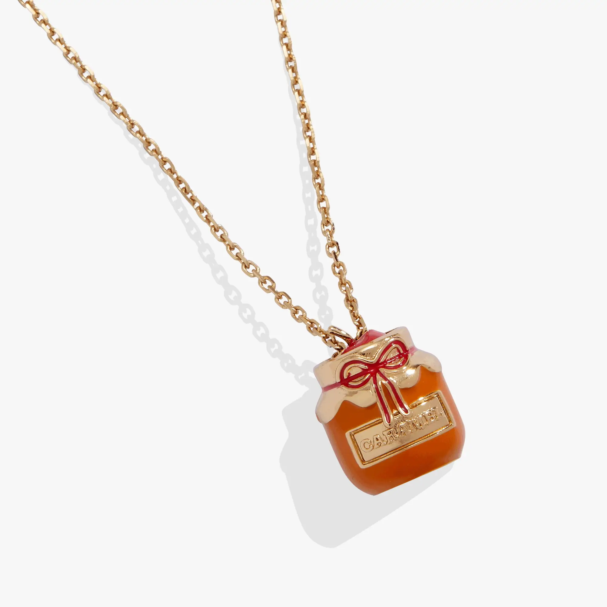 Caramel Apple Dip Slider Necklace