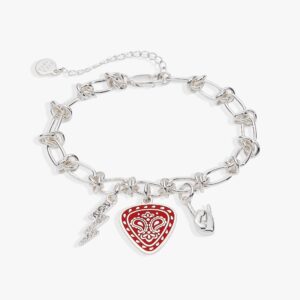 80s Rock Star Charm Chain Bracelet
