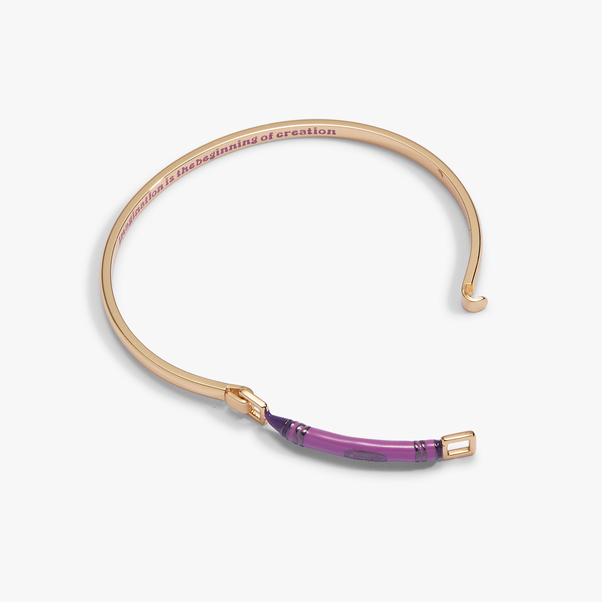 Crayola Royal Purple Crayon Tension Bangle - Image 3