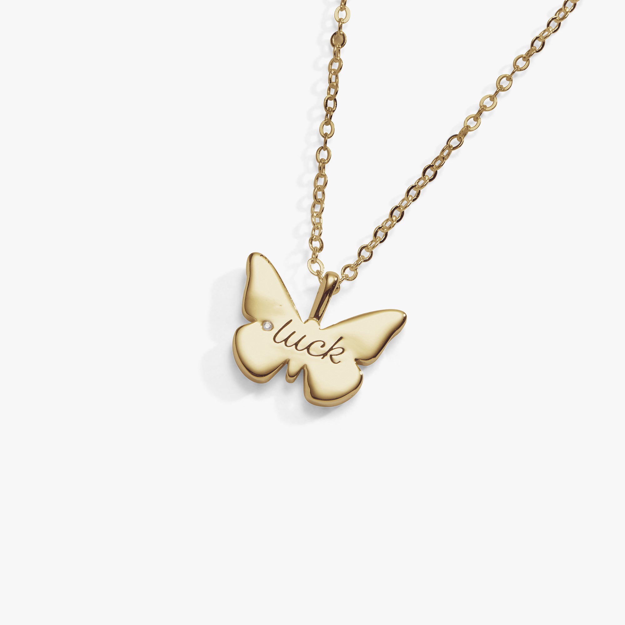 June 'Luck' Butterfly Birthstone Pendant - Image 2