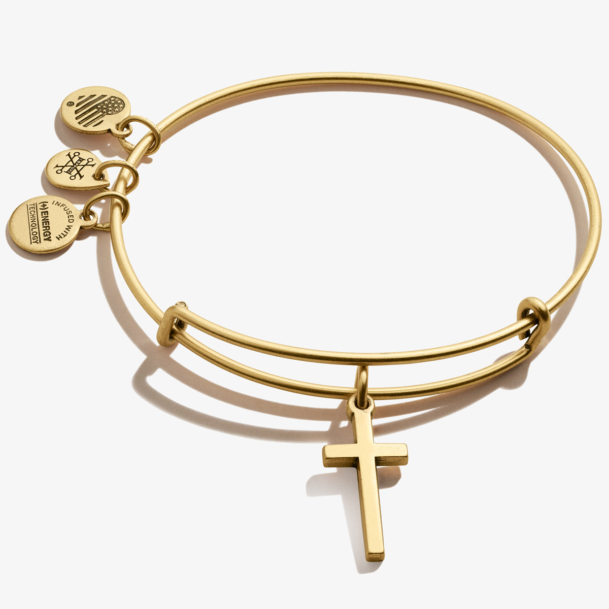 Cross Charm Bangle - Image 4