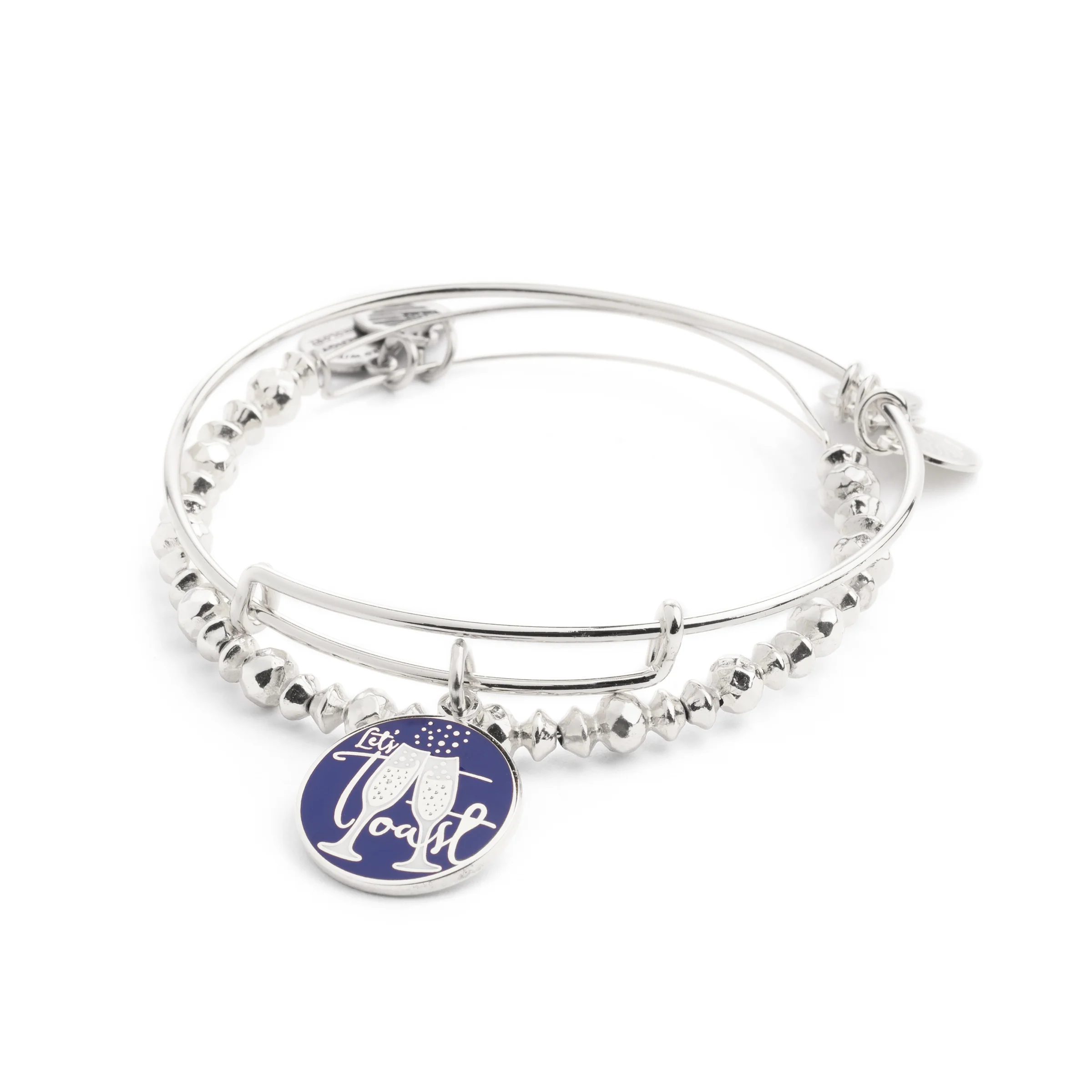 'Let's Toast' Bracelets. Set of 2