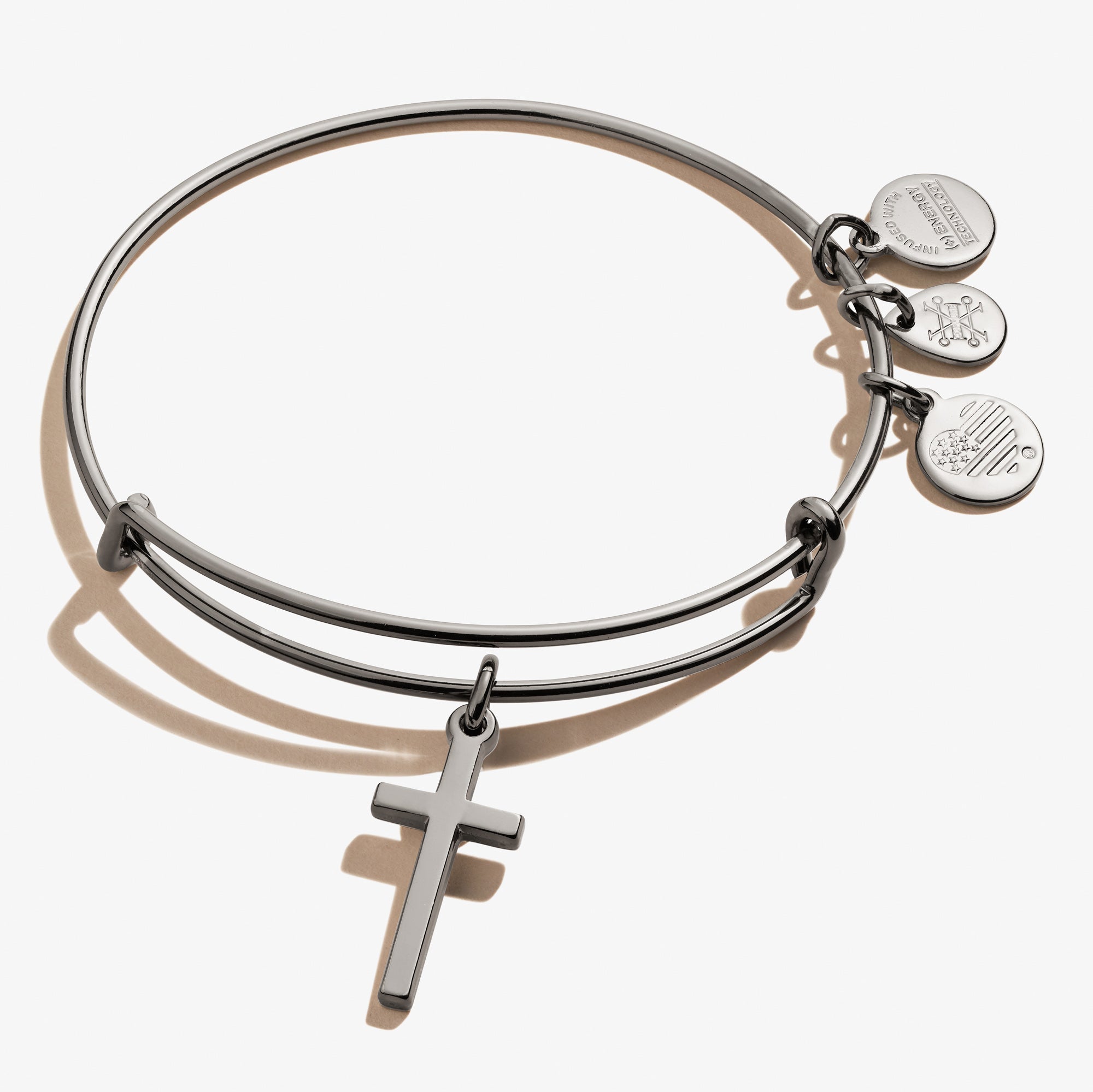 Cross Charm Bangle - Image 6