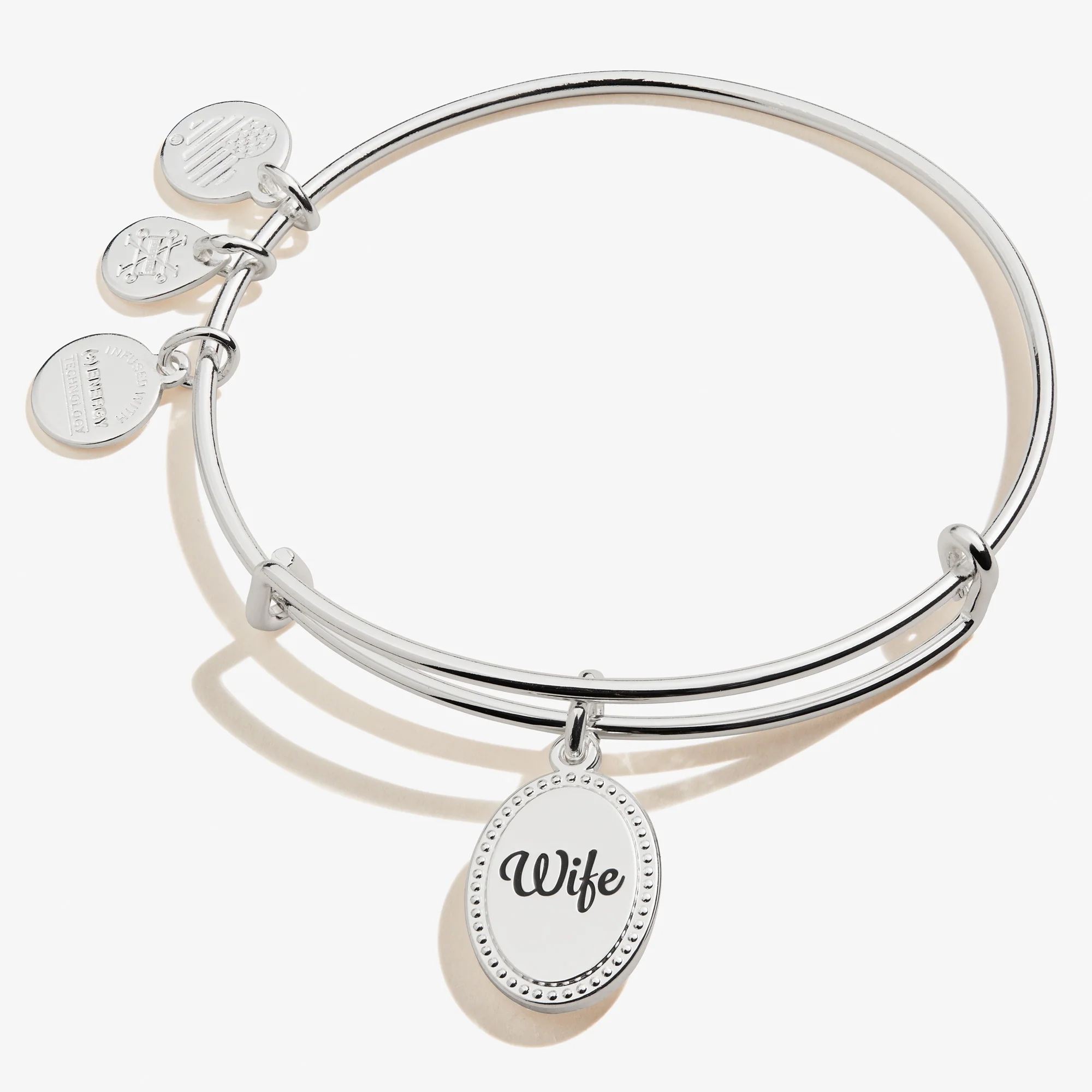 Wife. 'The One I Love Forever' Charm Bangle