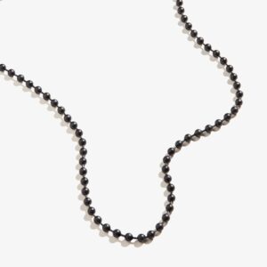 Black Ball Chain Necklace