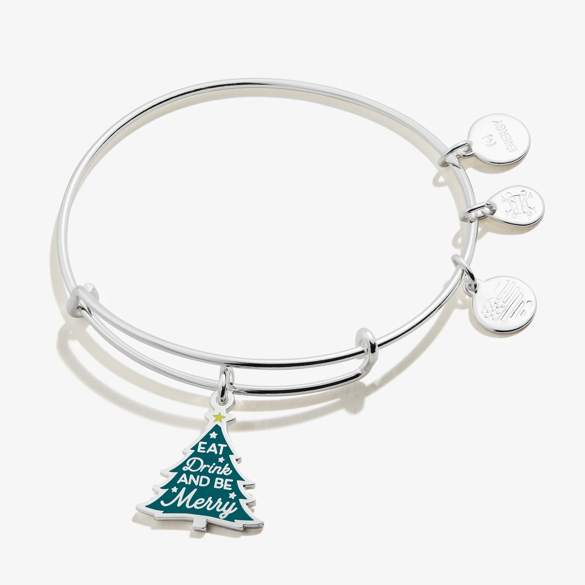 'Eat. Drink. and Be Merry' Charm Bangle