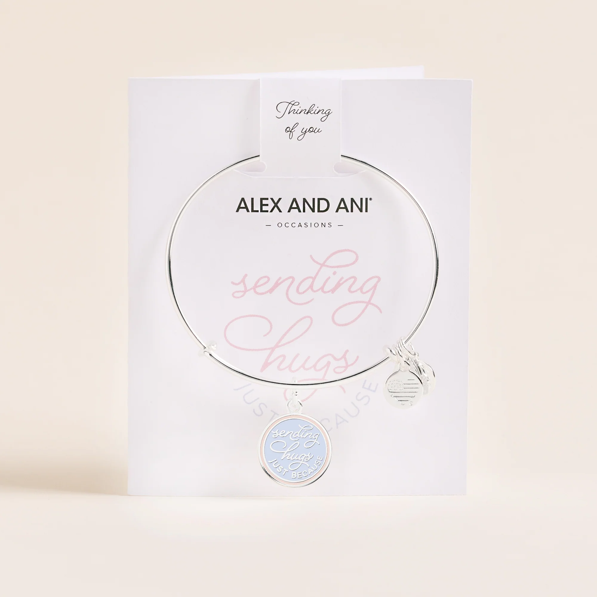 'Sending Hugs Just Because' Charm Bangle