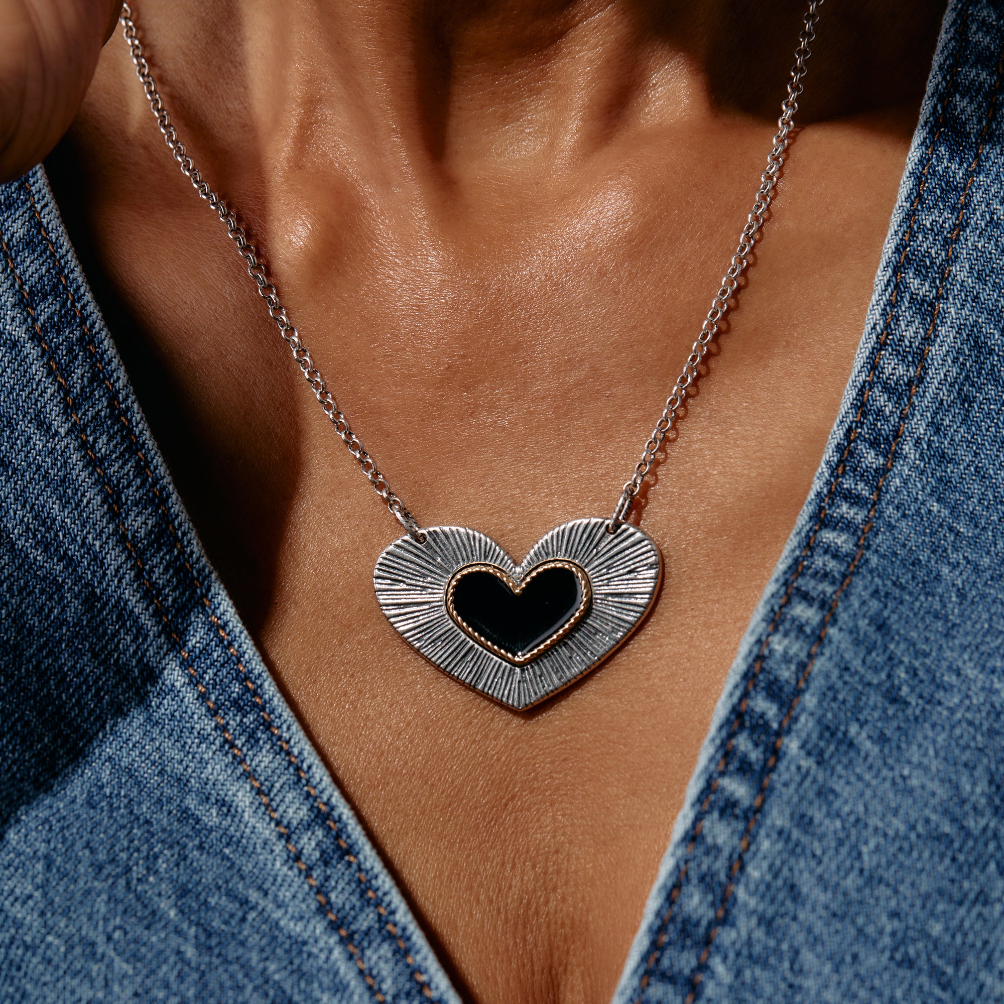Antique Heart Necklace - Image 2
