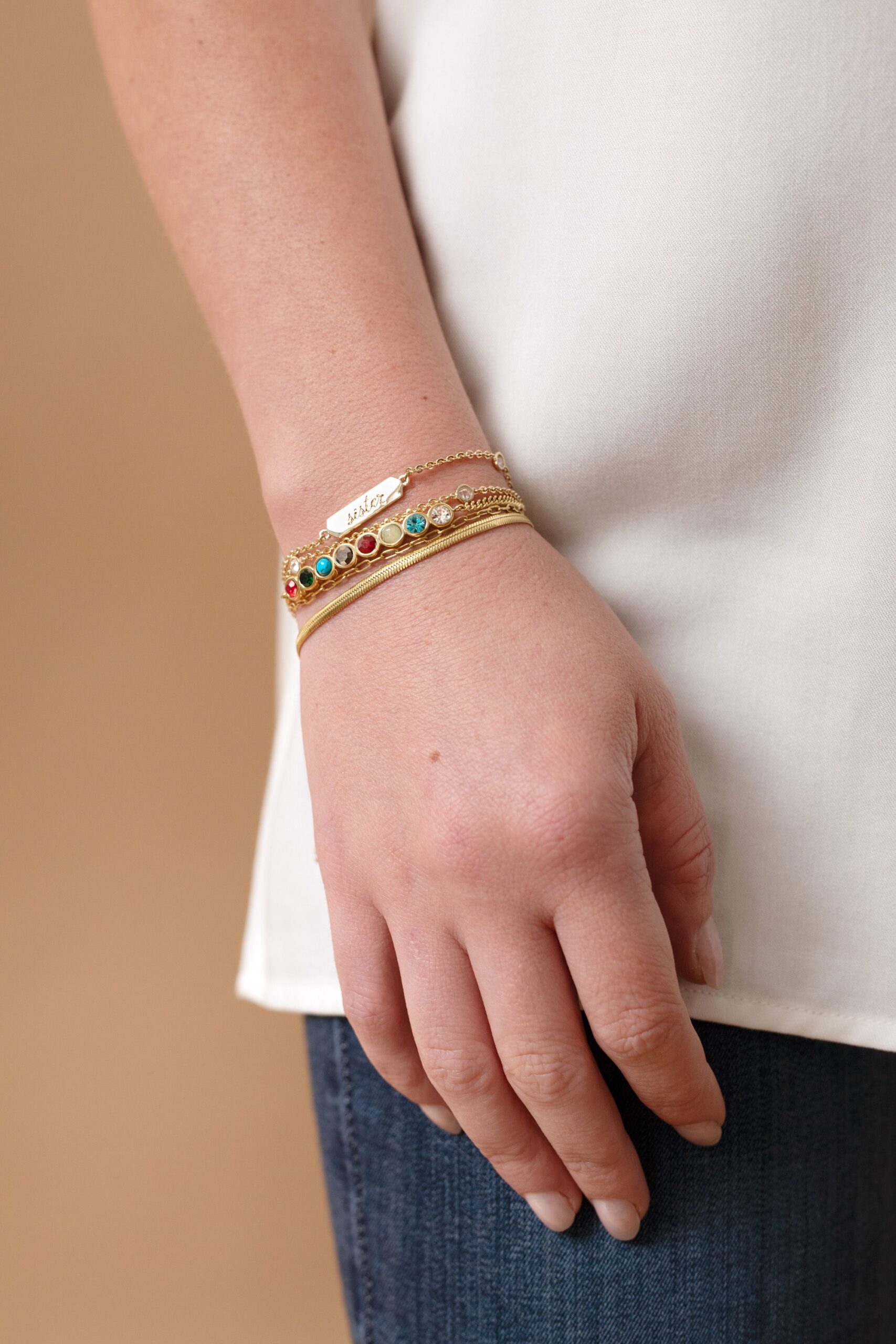Daughter Hidden Message Acrostic Bolo Bracelet - Image 13