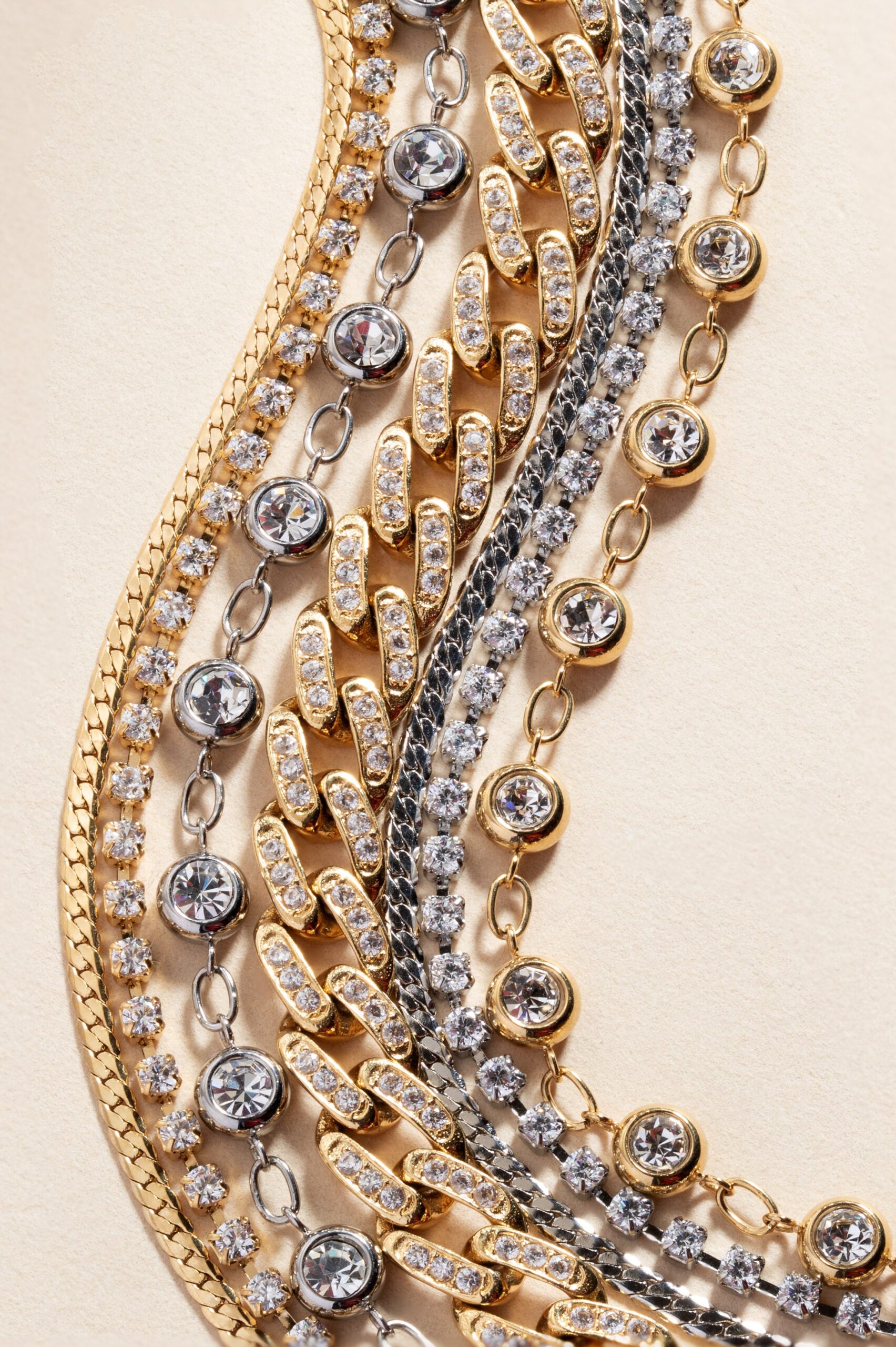 Double Strand Crystal Tennis Chain Bracelet - Image 8