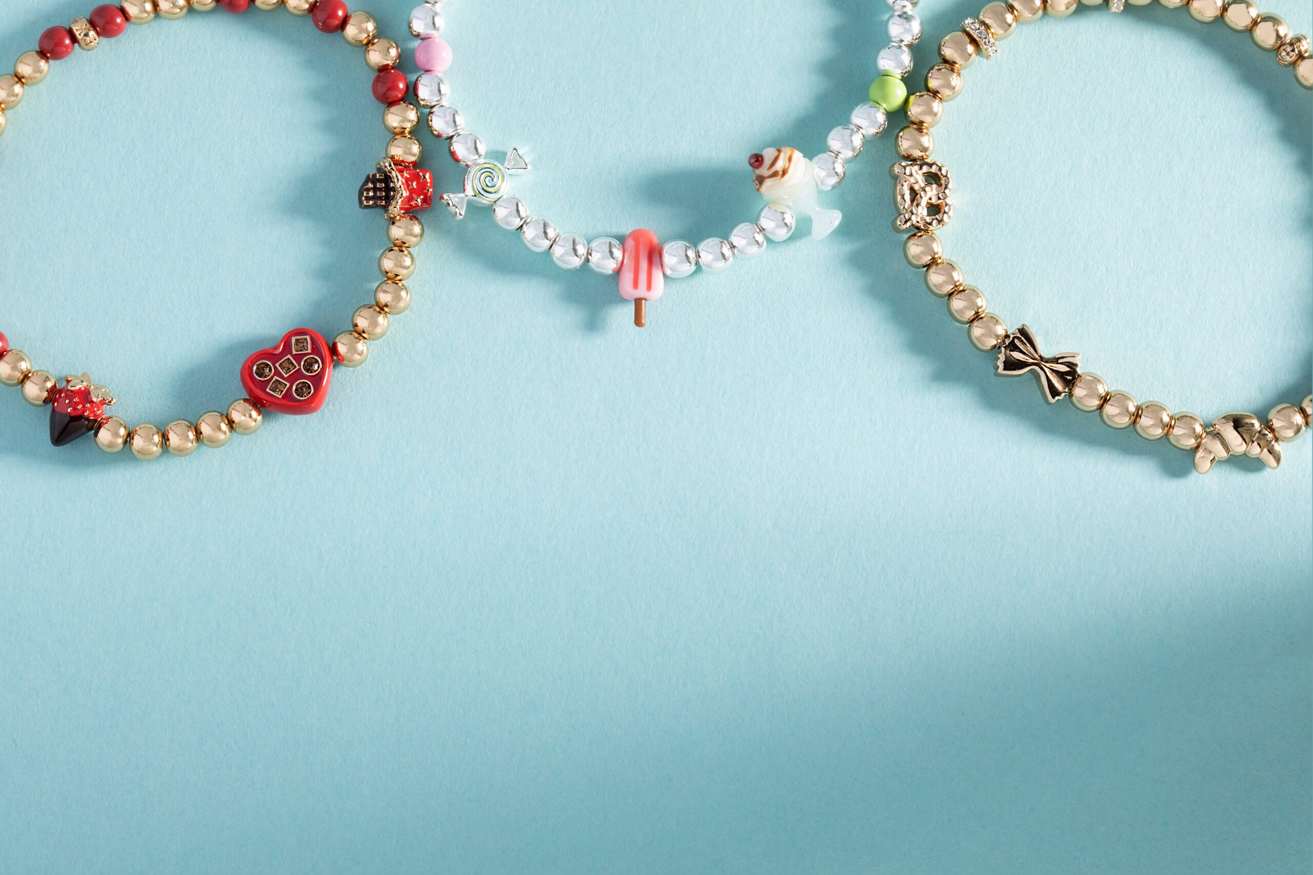 'Carbs are My Love Language' Beaded Stretch Bracelet - Image 4