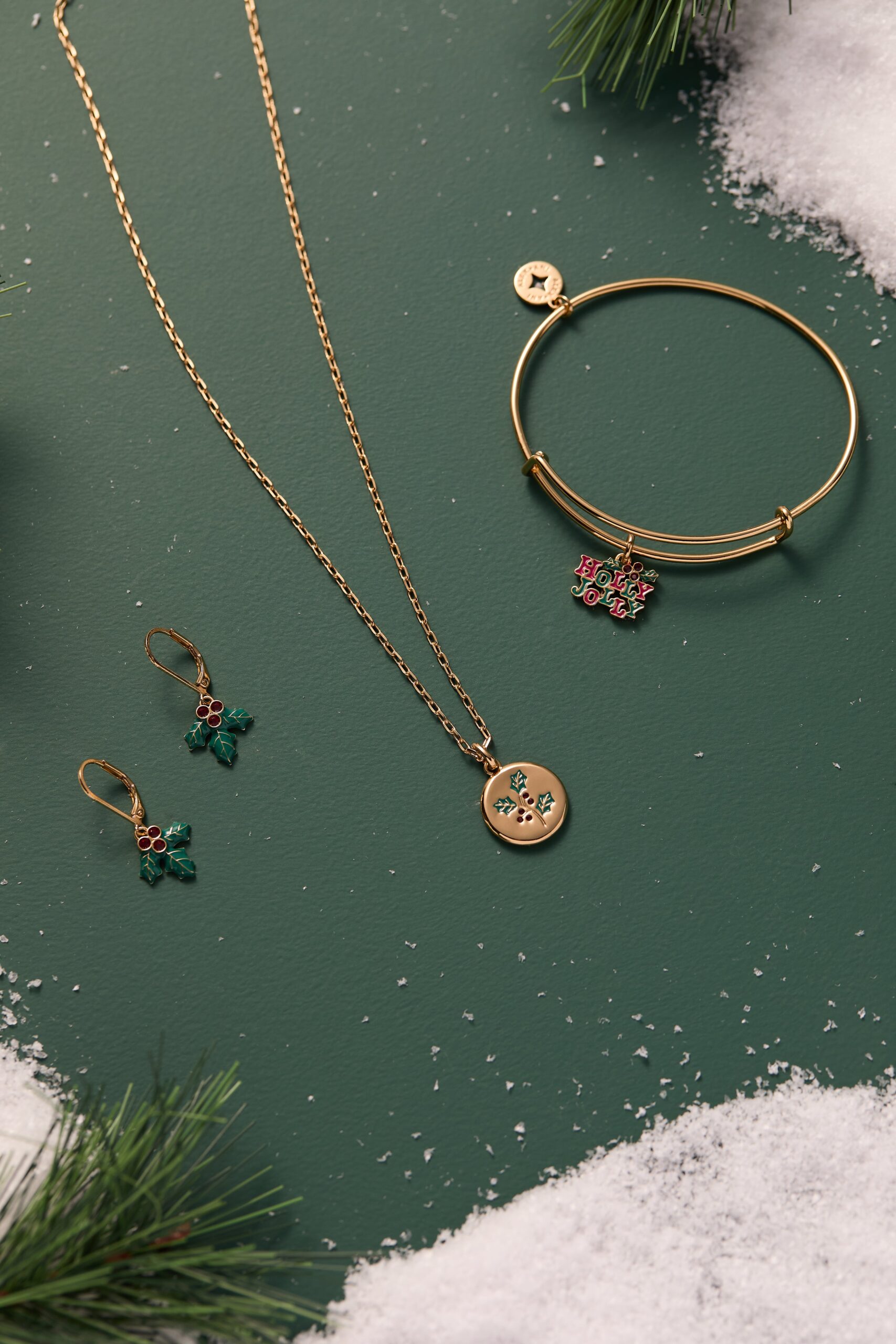 'Holly Jolly' Charm Bangle - Image 4