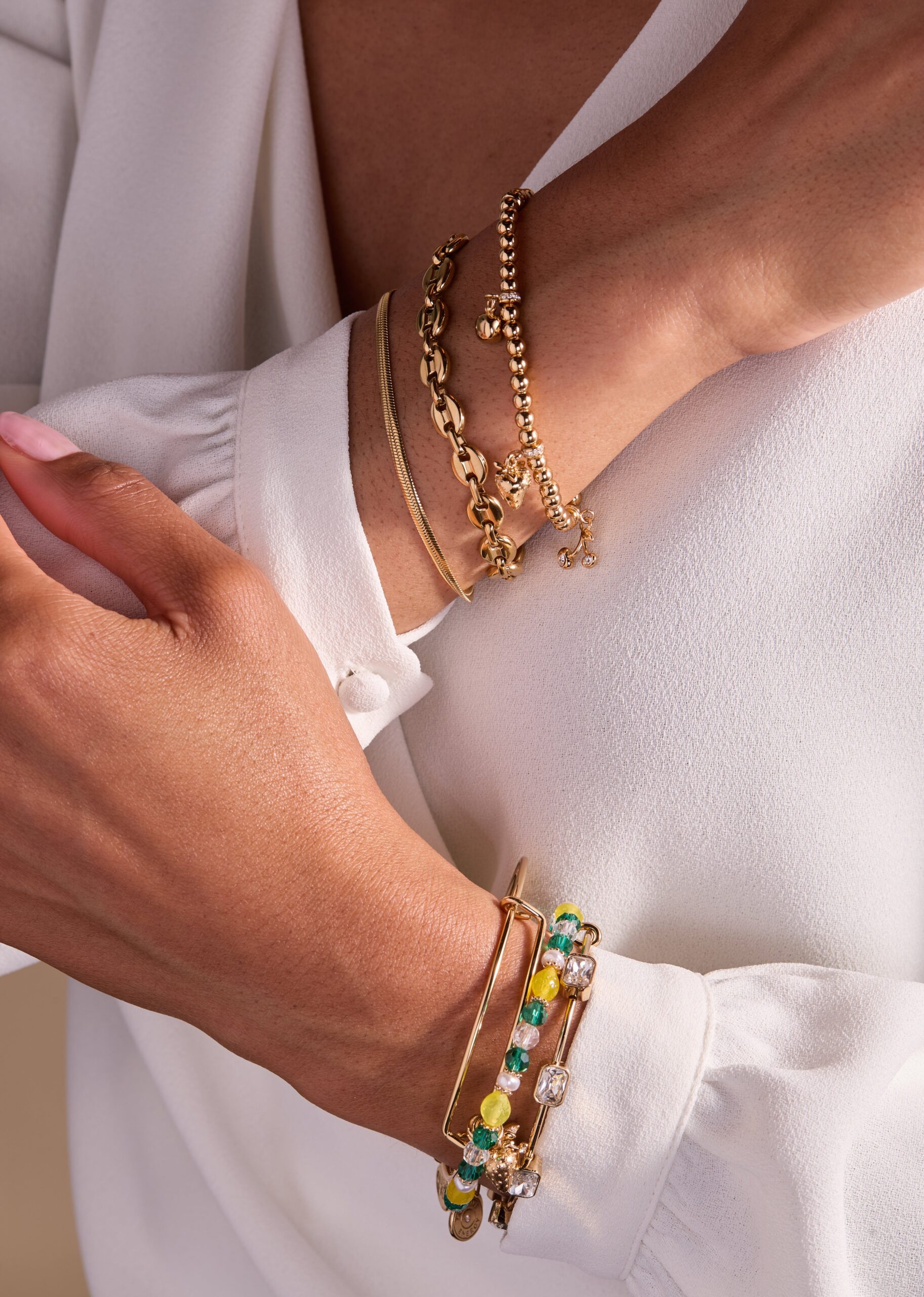 Fresh Orchard Charm Stretch Bracelet - Image 2