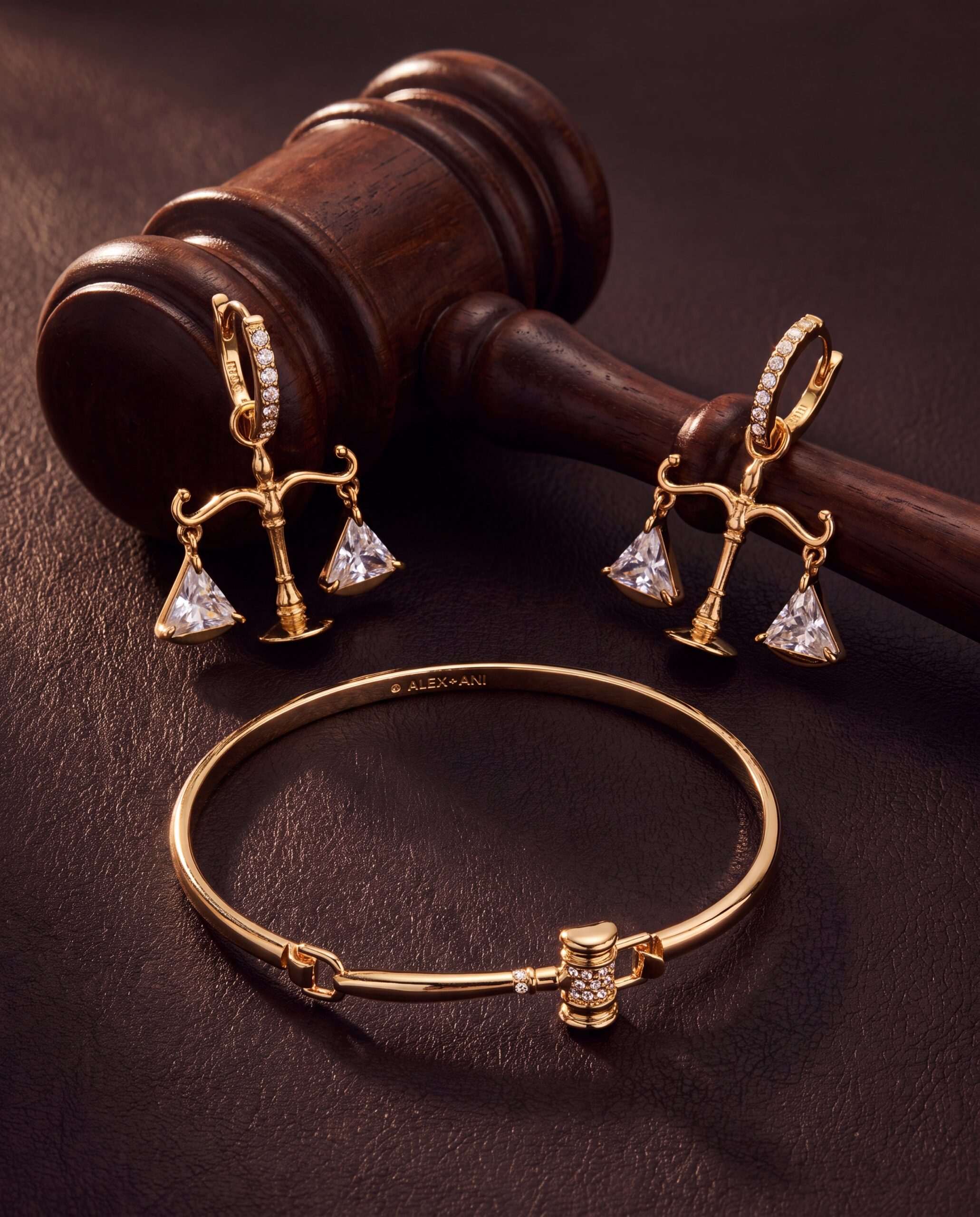Law Gavel Tension Bangle - Image 4