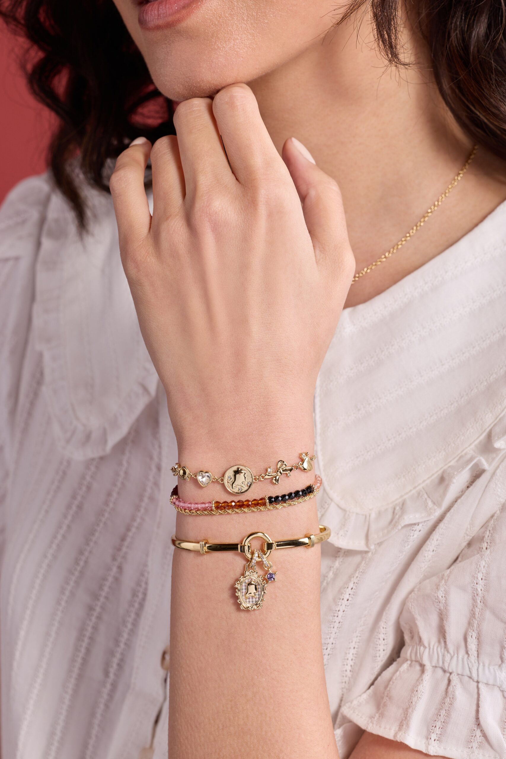 American Girl® Samantha™ 3 Row Bolo Bracelet - Image 4