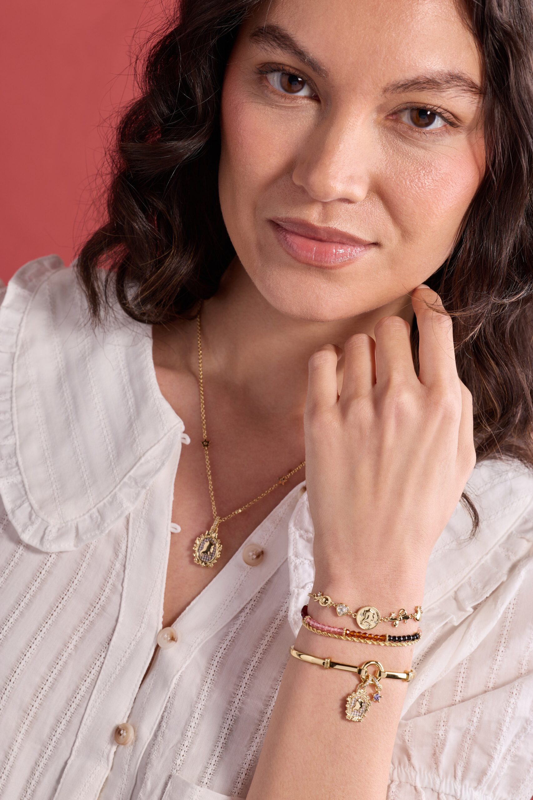 American Girl® Samantha™ 3 Row Bolo Bracelet - Image 8