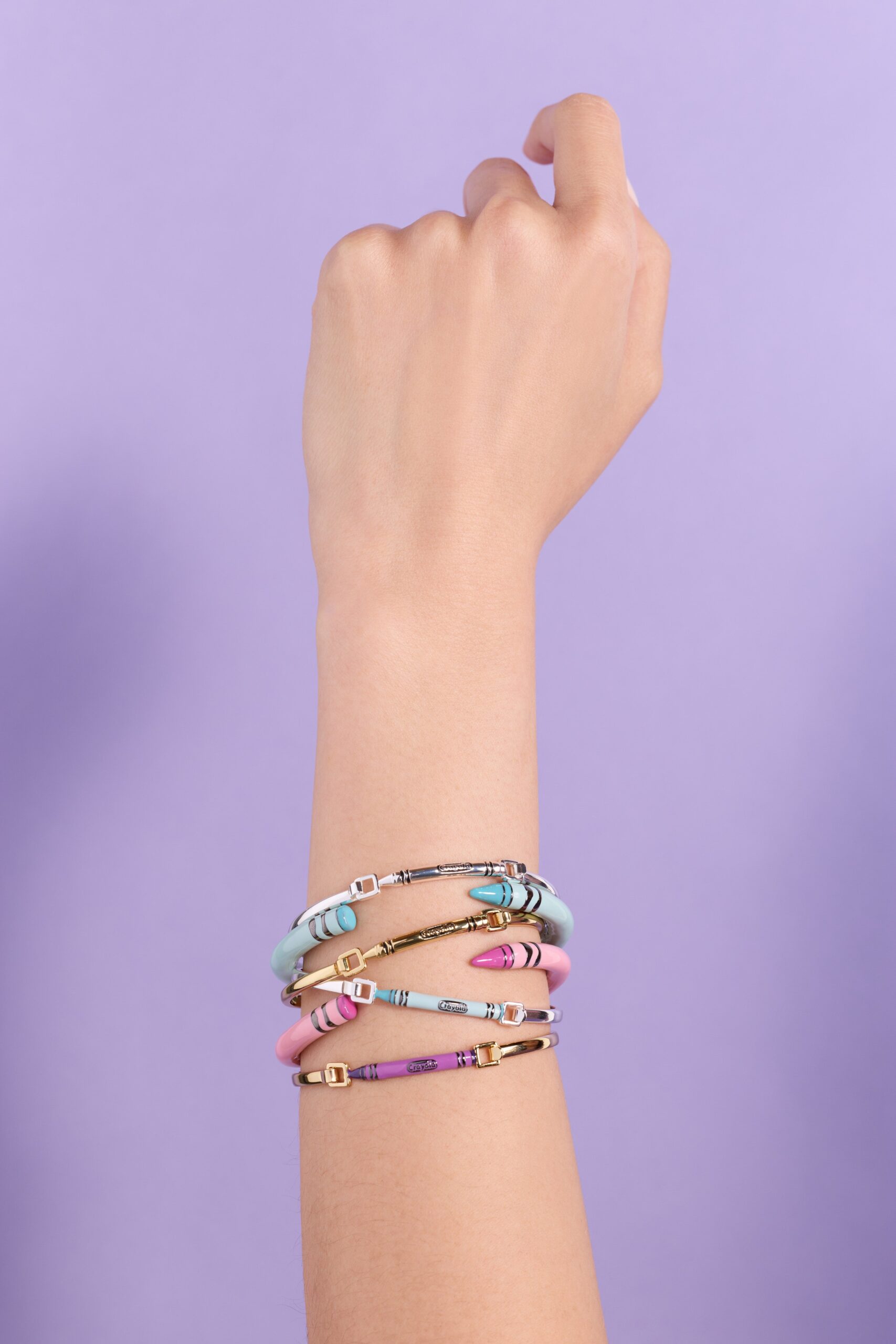 Crayola Royal Purple Crayon Tension Bangle - Image 4