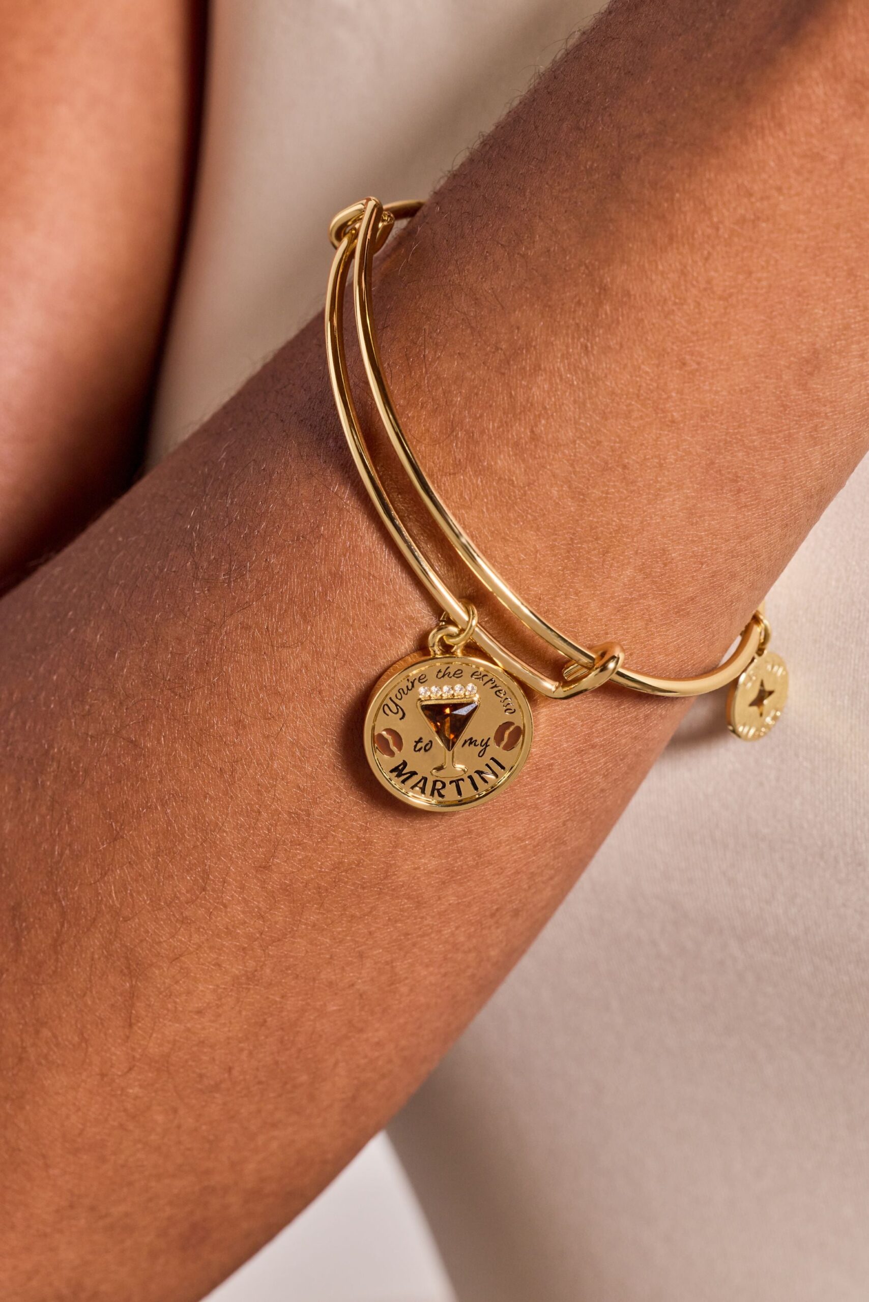 'You're The Espresso To My Martini' Charm Bangle - Image 2