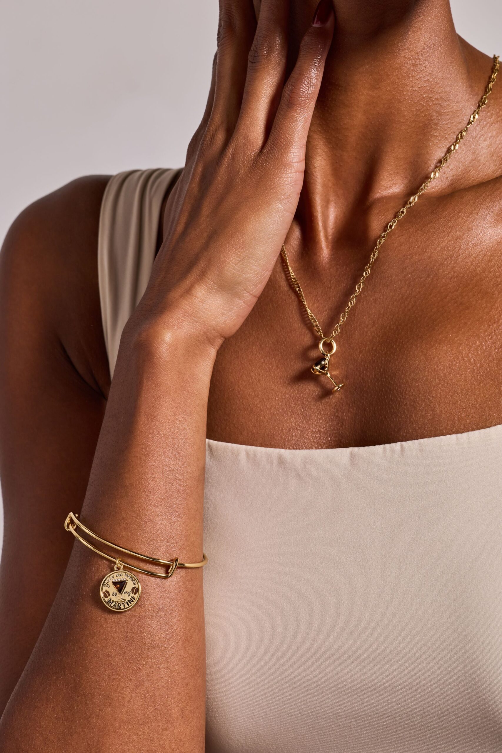 'You're The Espresso To My Martini' Charm Bangle - Image 3
