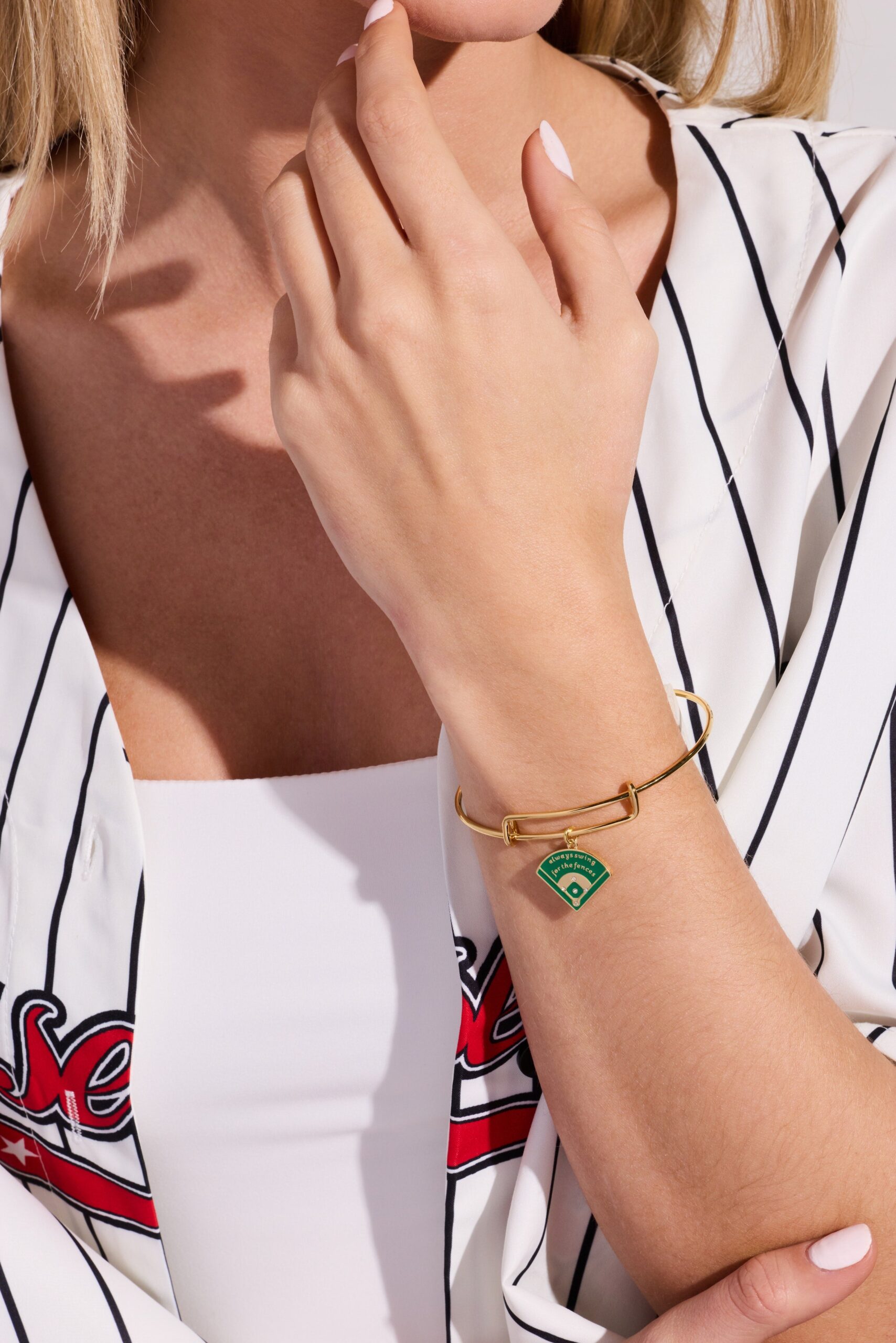 Always Swing for the Fences Charm Bangle - Image 5