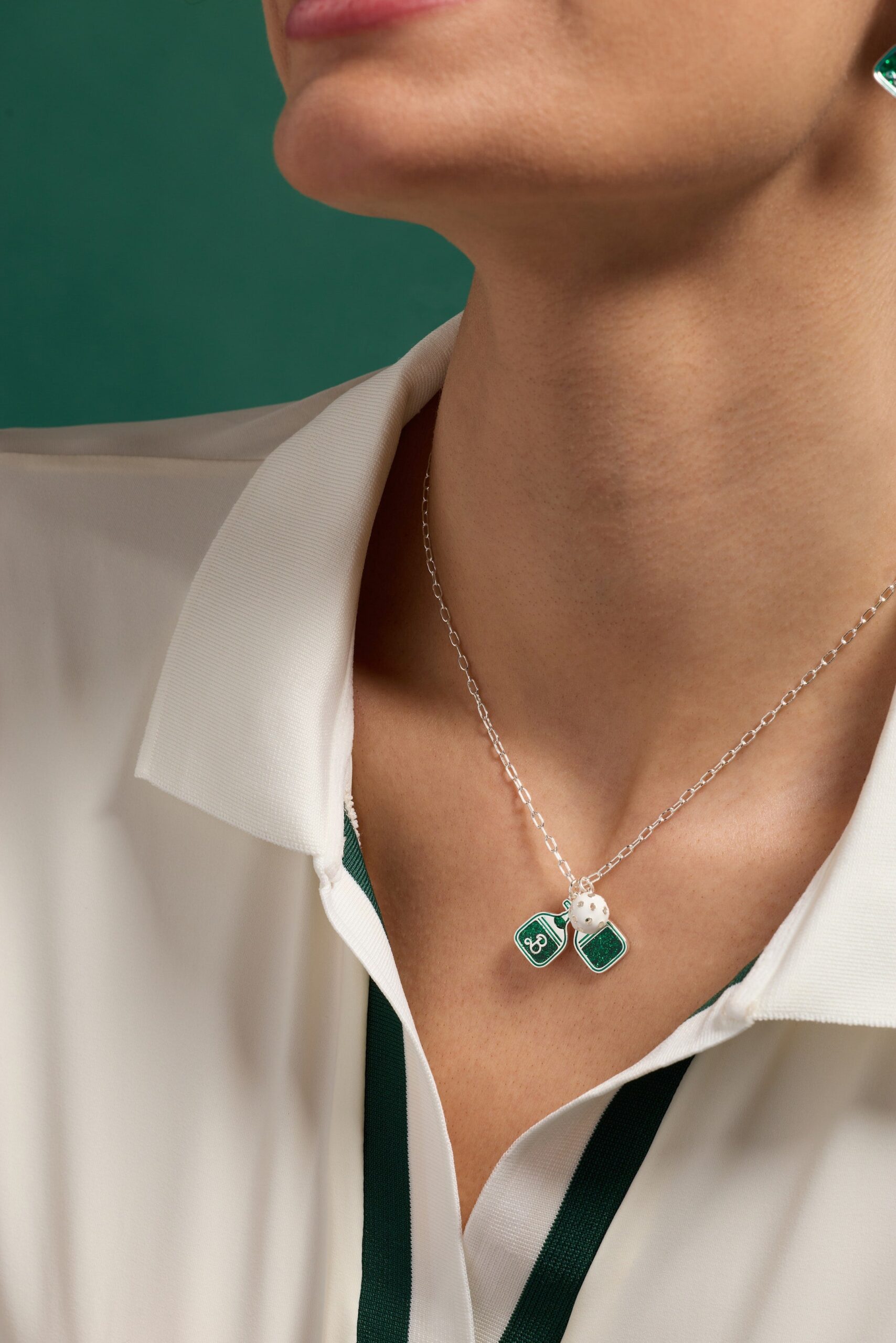 Barbie™ Pickleball Charm Pendant - Image 2