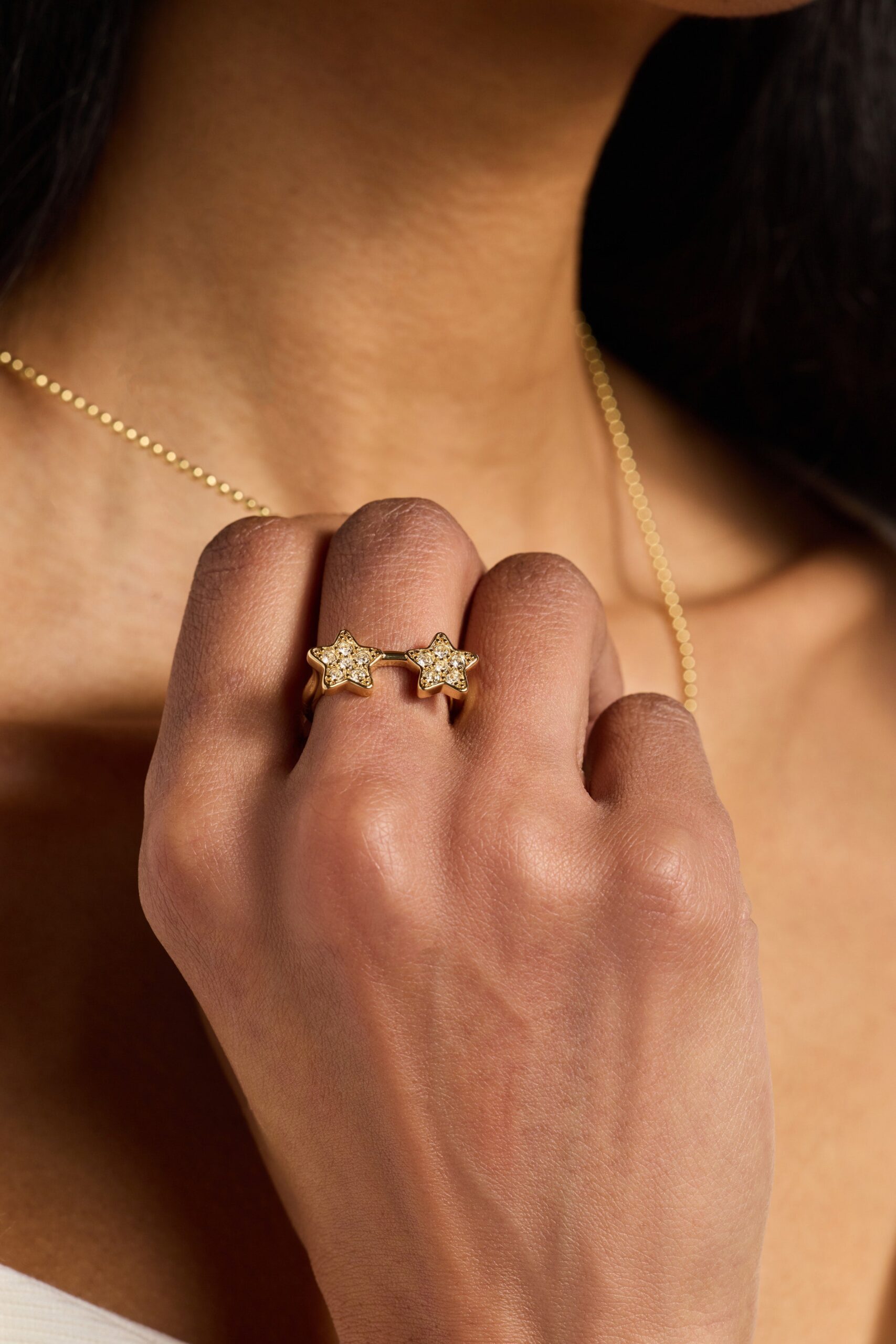 70s Star Glasses Ring - Image 2