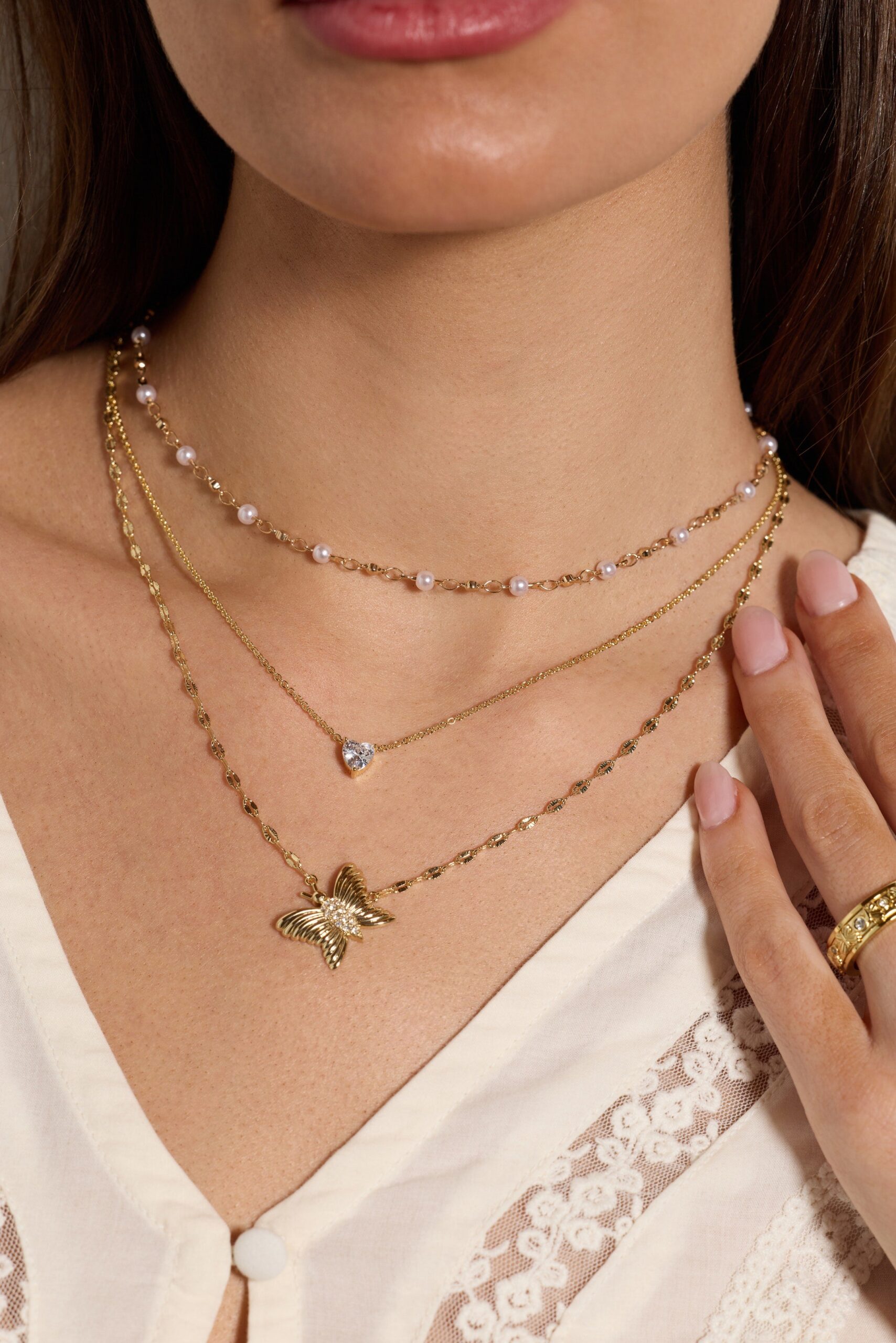 Festival Stranded™ Butterfly Necklace - Image 2