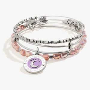 Be the Guiding Force' Charm + Beaded Bangles. Set of 3