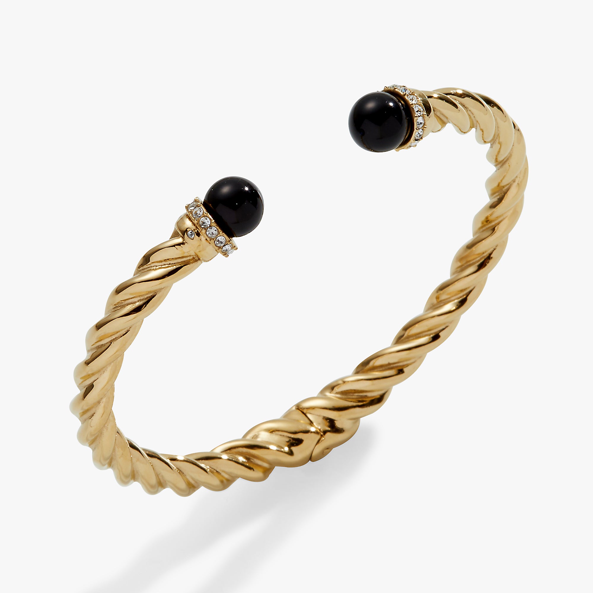 Black Onyx Hinge Bangle - Image 2