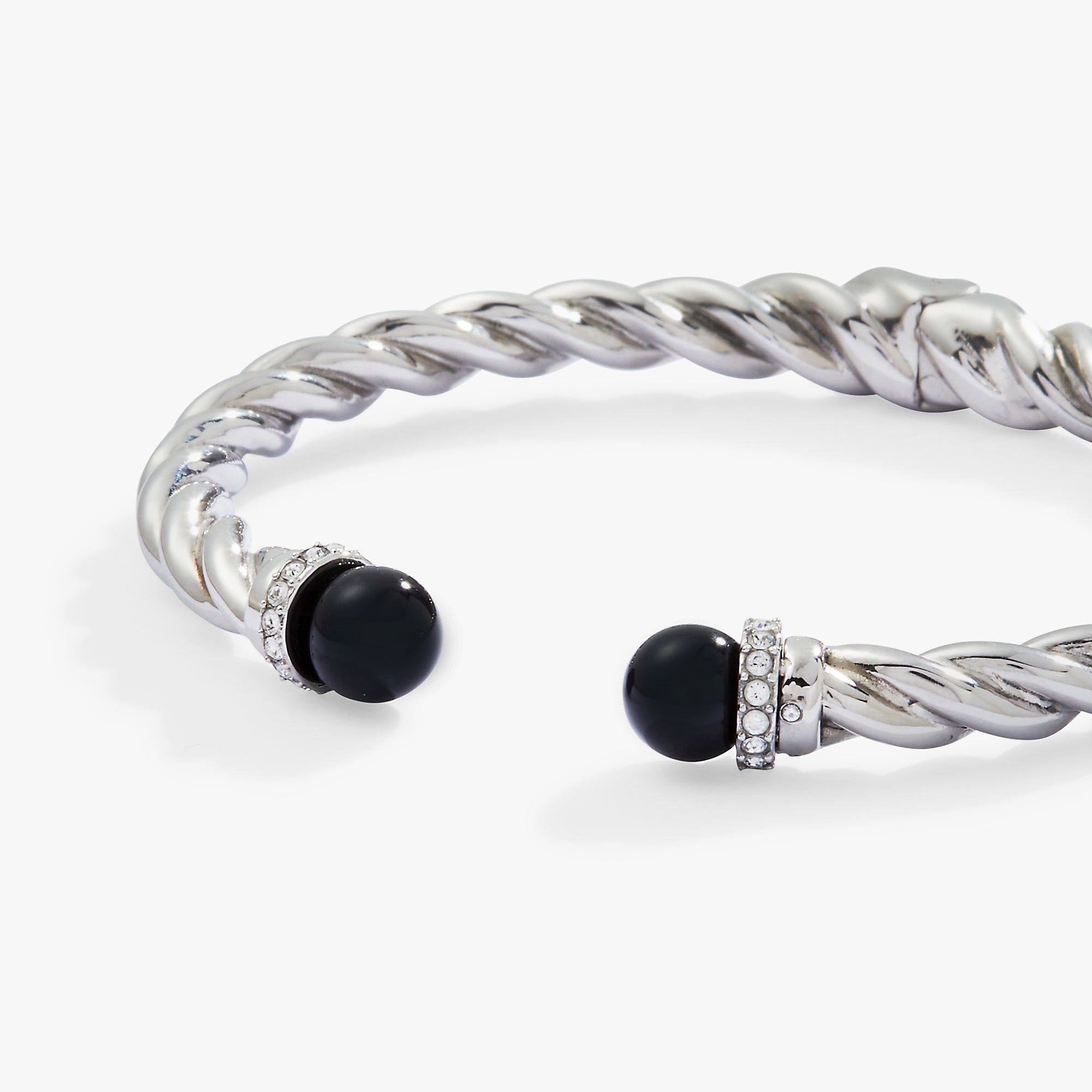 Black Onyx Hinge Bangle - Image 3