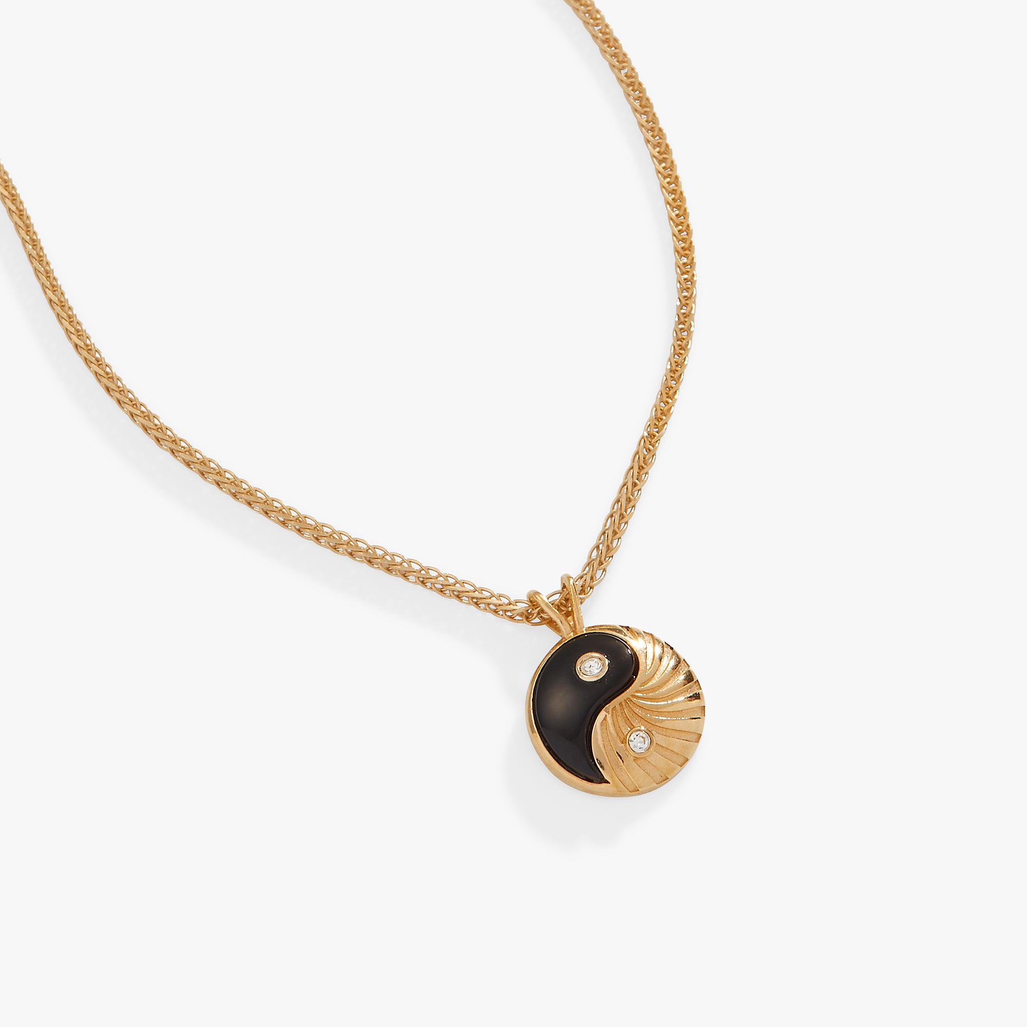 Black Onyx Yin Yang Precious Necklace - Image 3