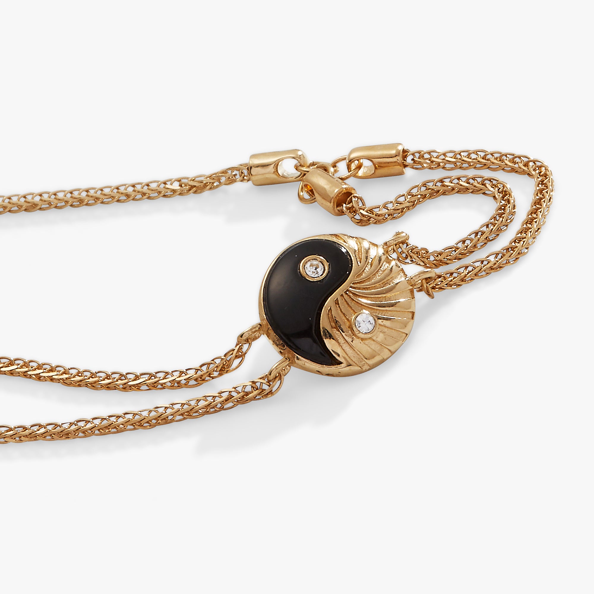 Black Onyx Yin Yang Precious Bracelet - Image 3