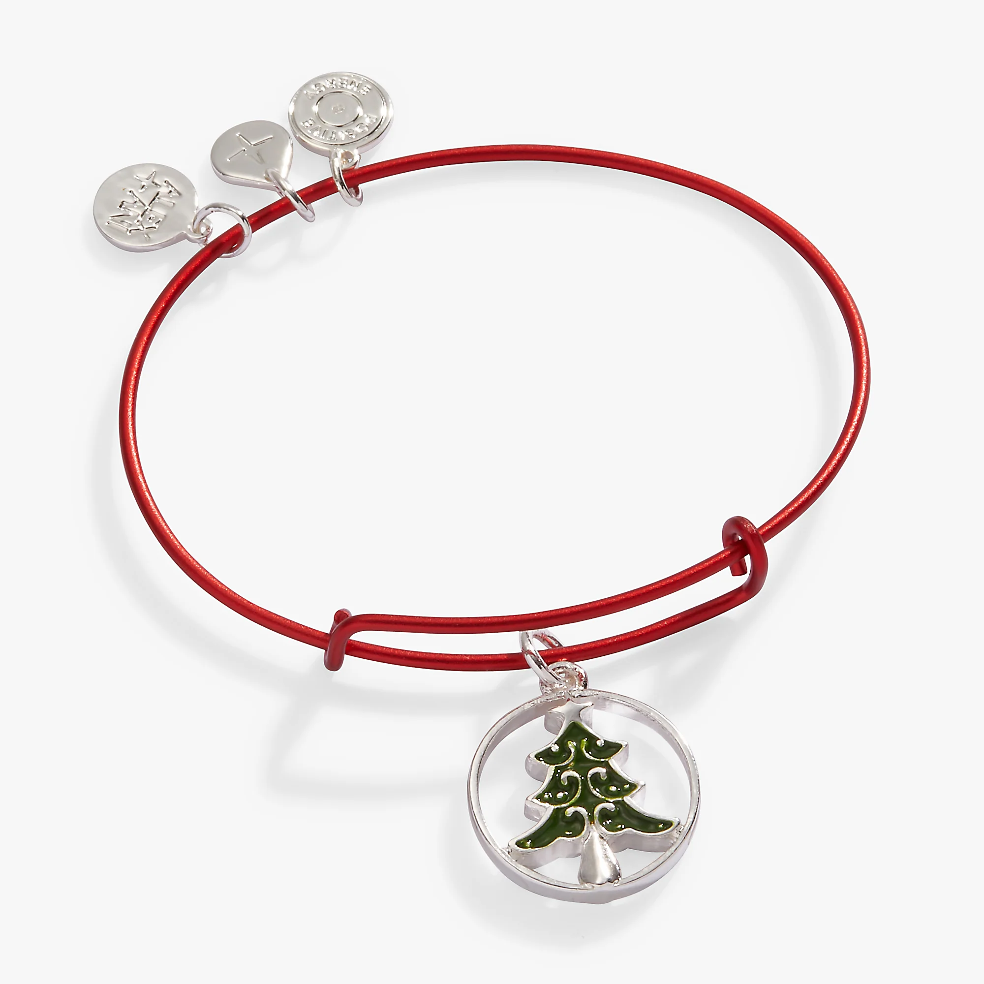 Christmas Tree Charm Bangle