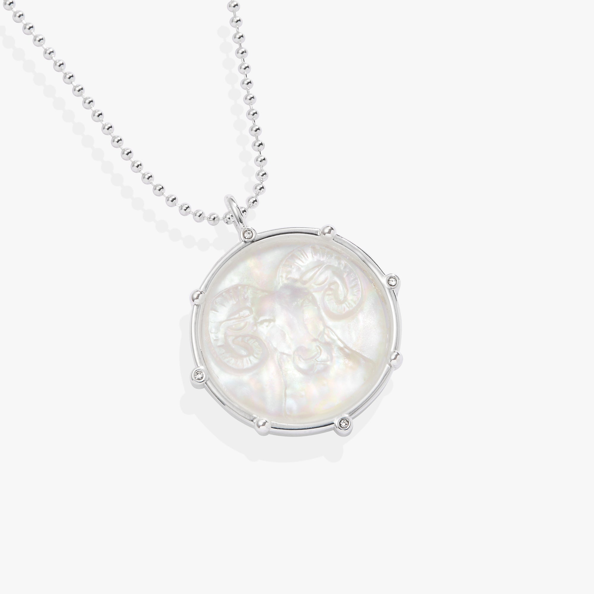 Aries Zodiac Double-Sided Charm Necklace - Image 5