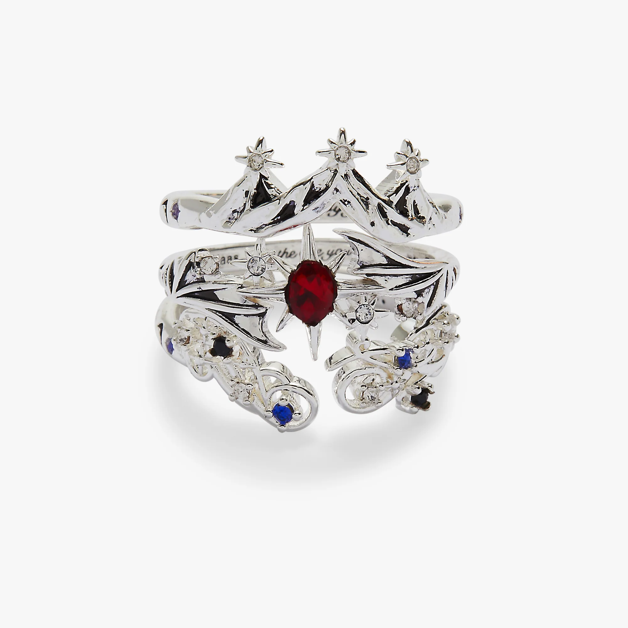 A Court of Thorns and Roses™ Bat Boys Ring Set of 3