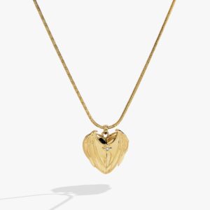 A Court of Thorns and Roses Velaris Heart Locket Necklace - Gold
