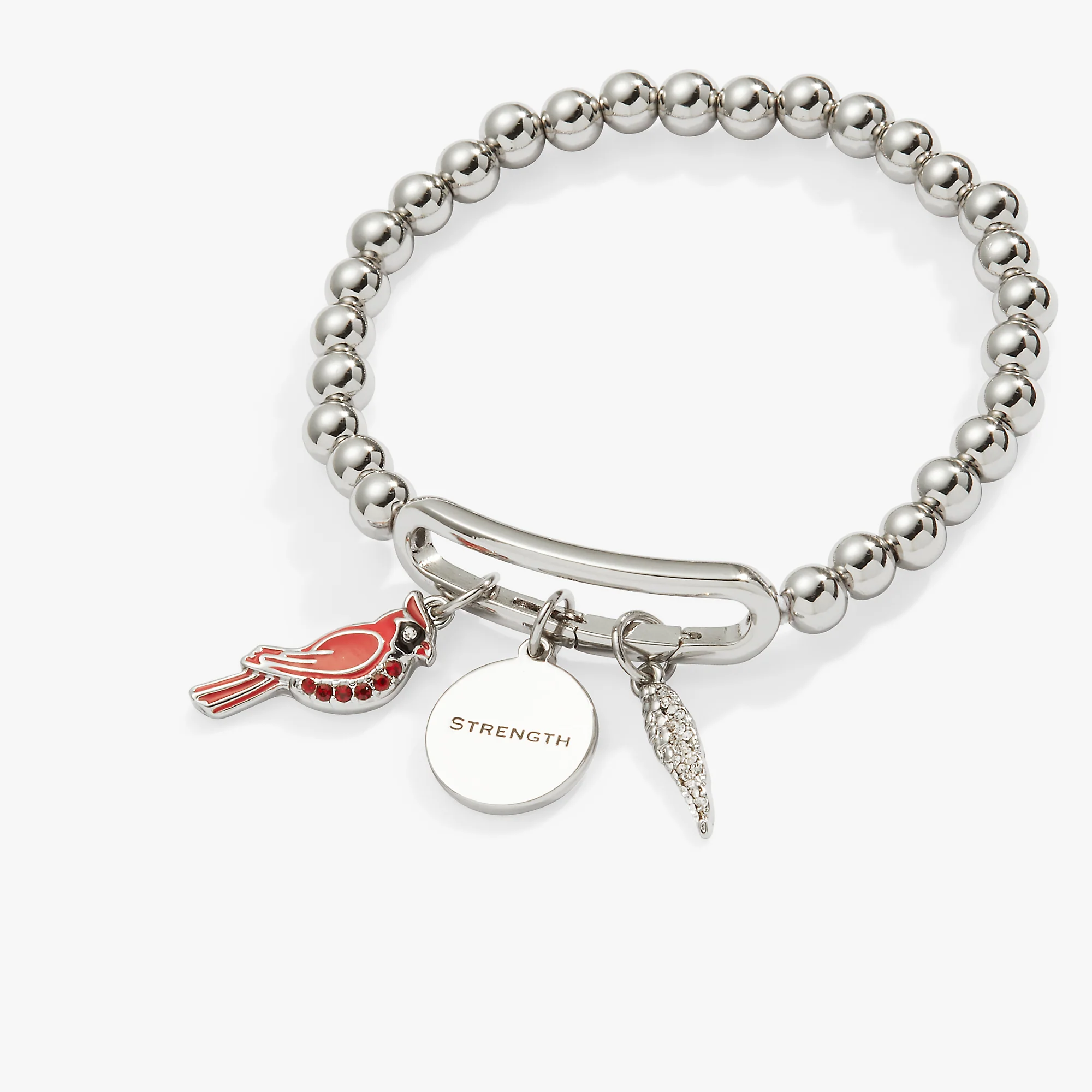 Cardinal Mix + Match Charm Stretch Bracelet