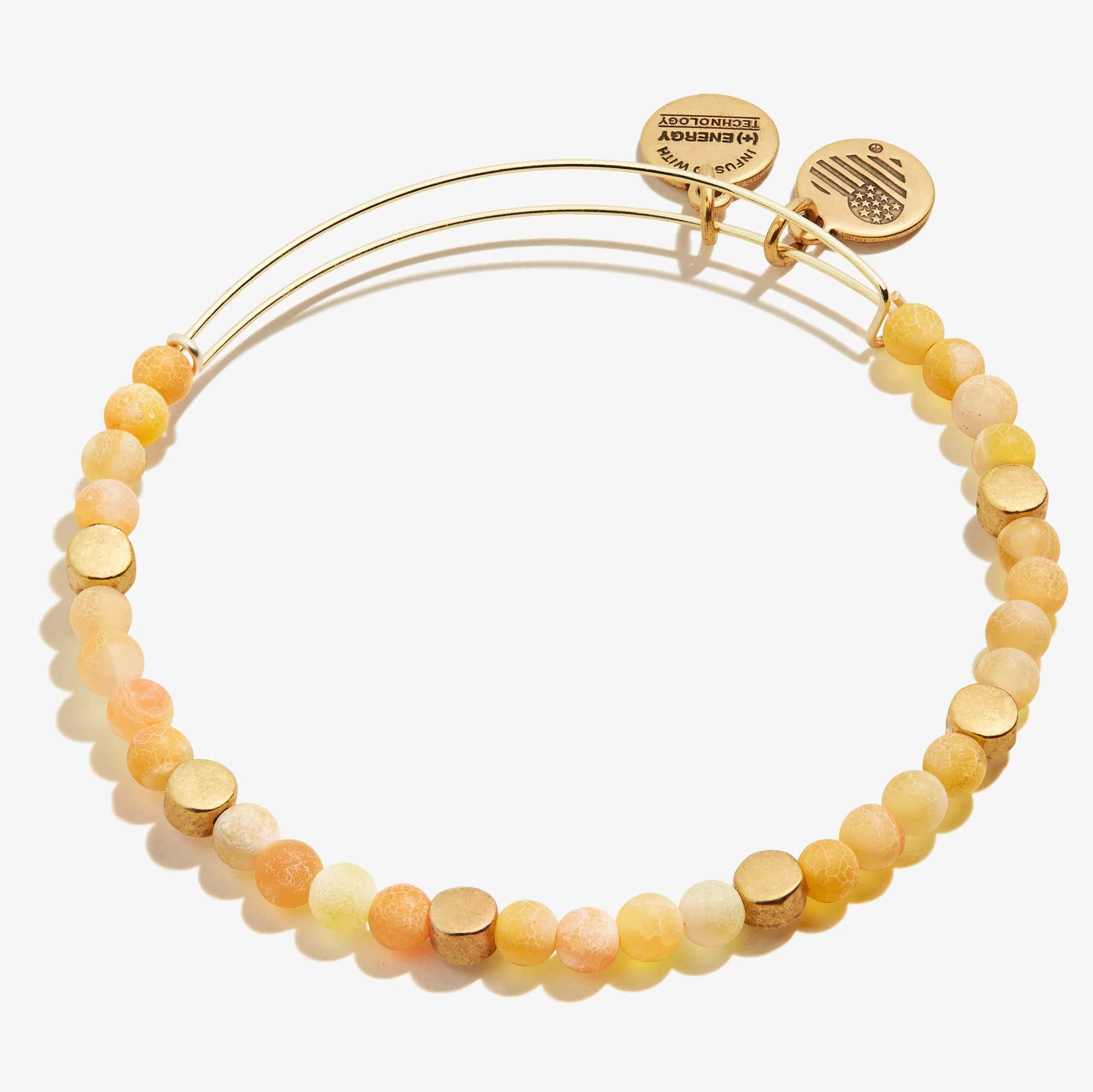 Coastal Beaded Bangle. Sunrise