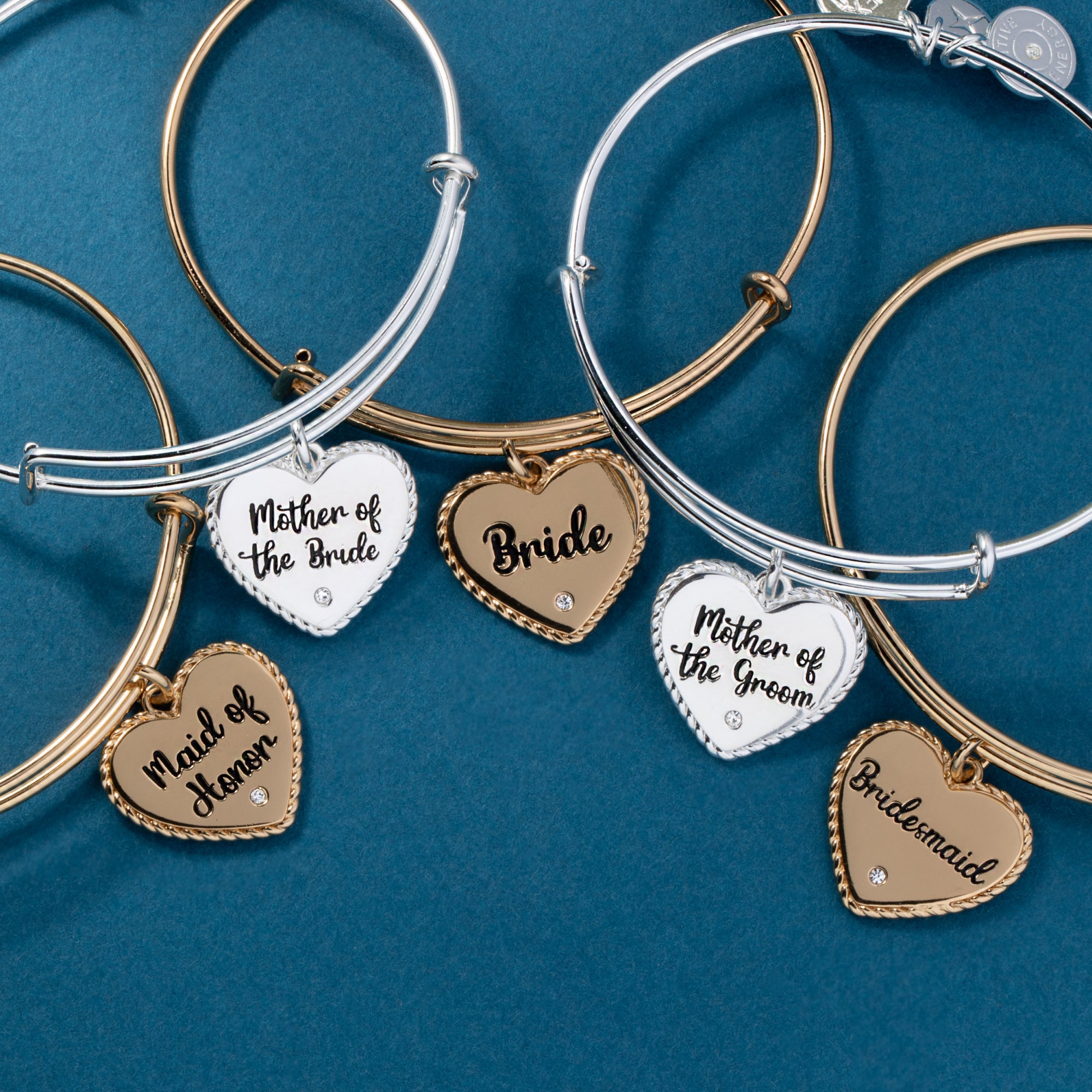 Maid of Honor Heart Bangle - Image 3