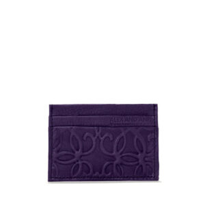 Amethyst Genuine Leather Card Case
