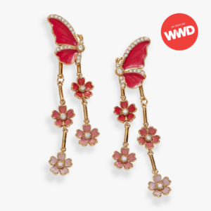 New York Botanical Garden® 2-in-1 Butterfly Statement Earrings