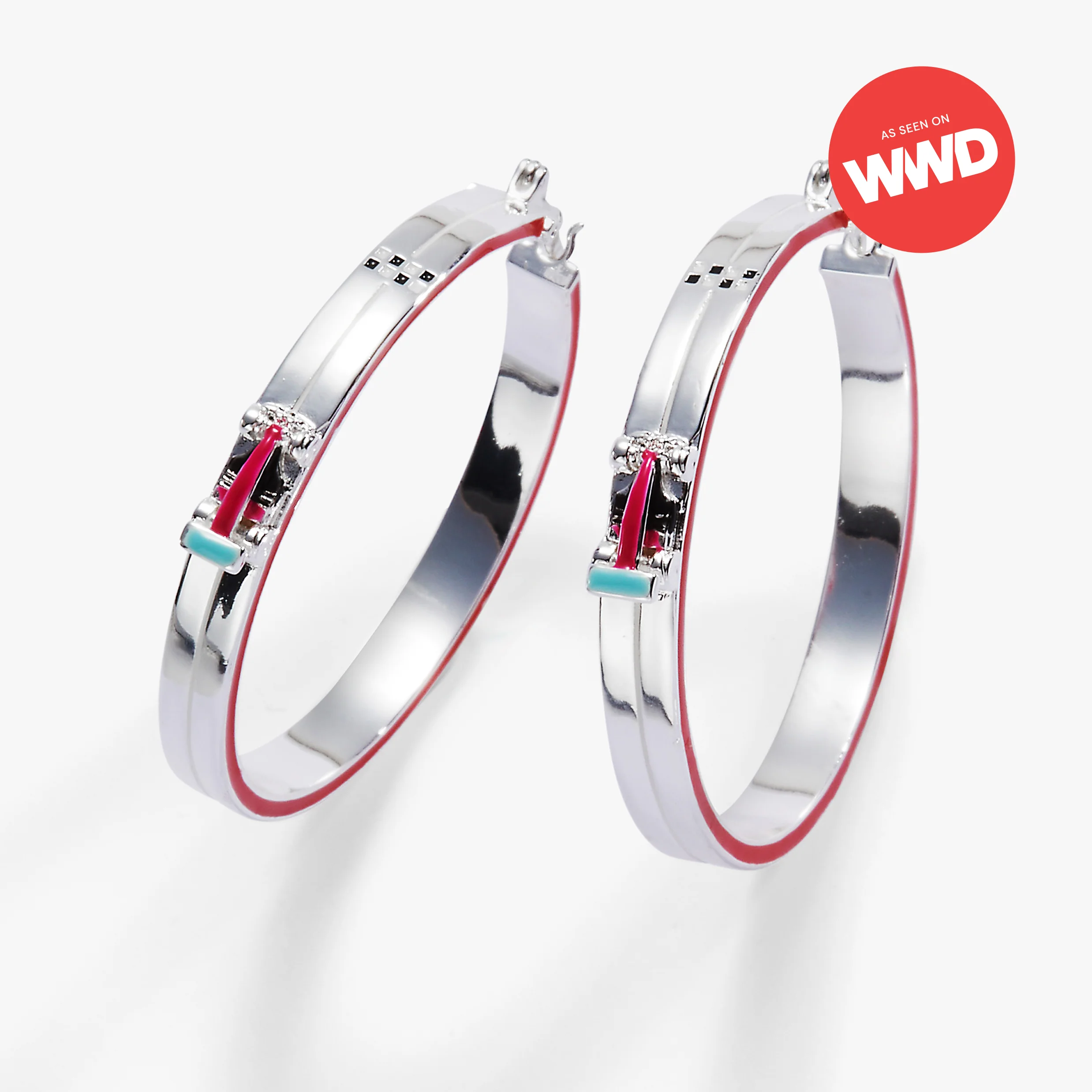Hot Wheels™ Racecar Hoop Earrings