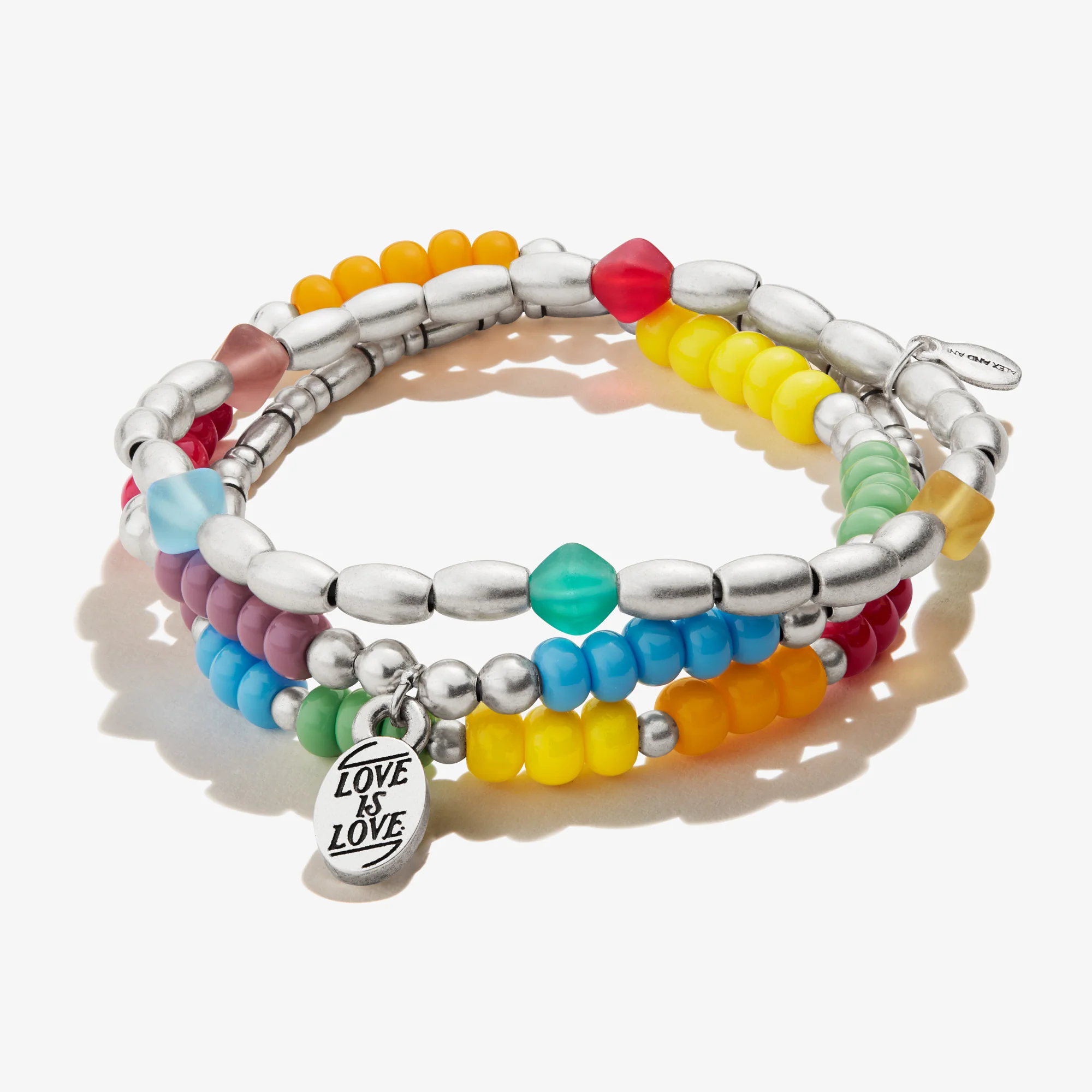 'Love is Love' Stretch Bracelet. Set of 3