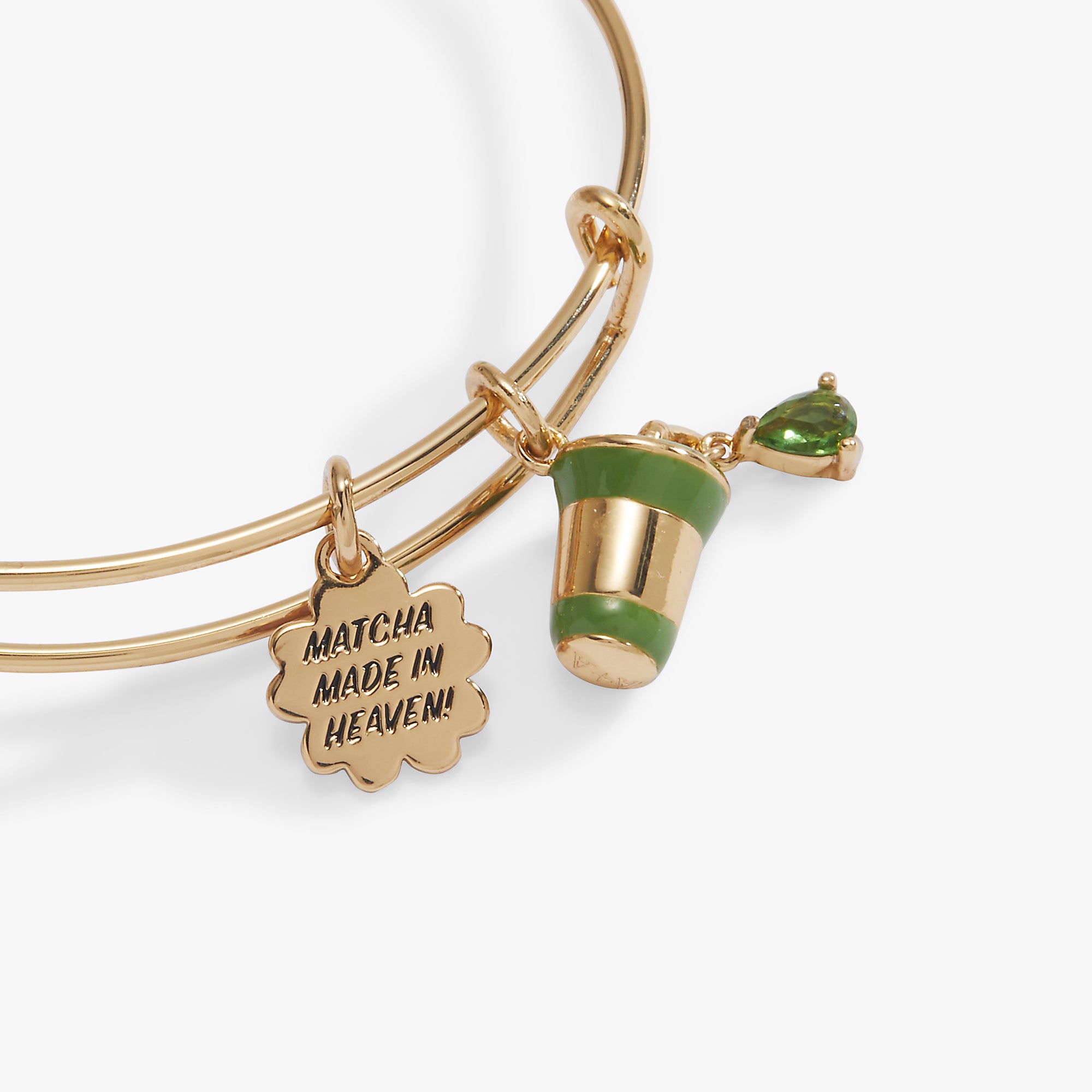 'Matcha Girlie' Charm Bangle - Image 5