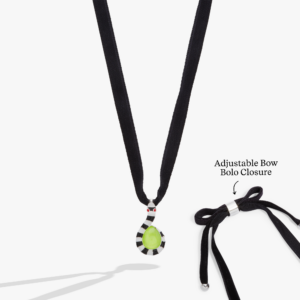 BEETLEJUICE™ Sandworm Pendant Adjustable Ribbon Choker Necklace
