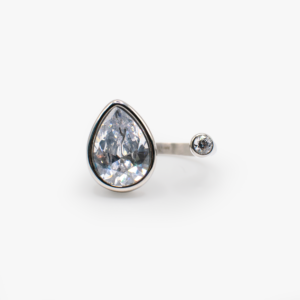 Teardrop Crystal Ring