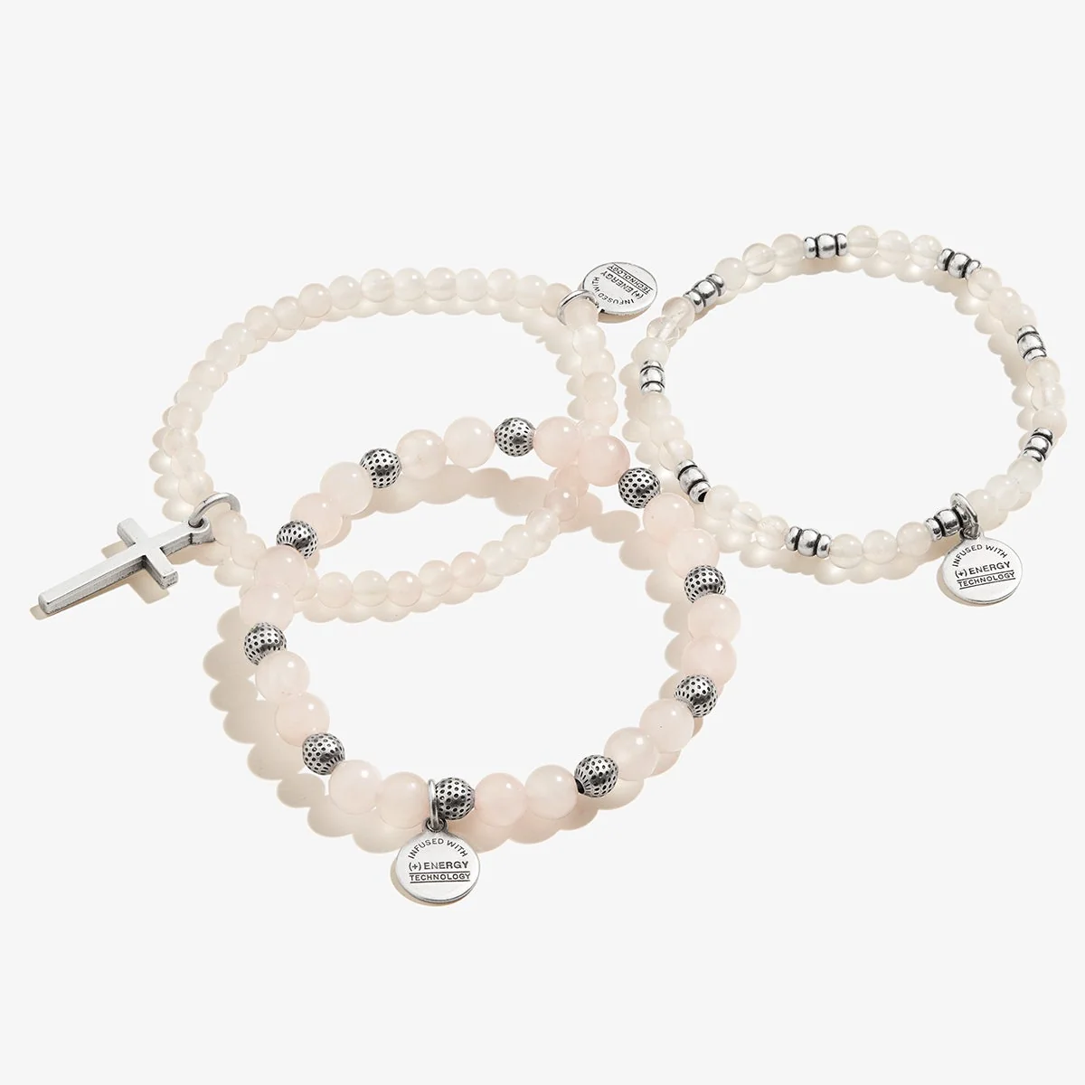 Cross Stretch Bracelets. Set of 3