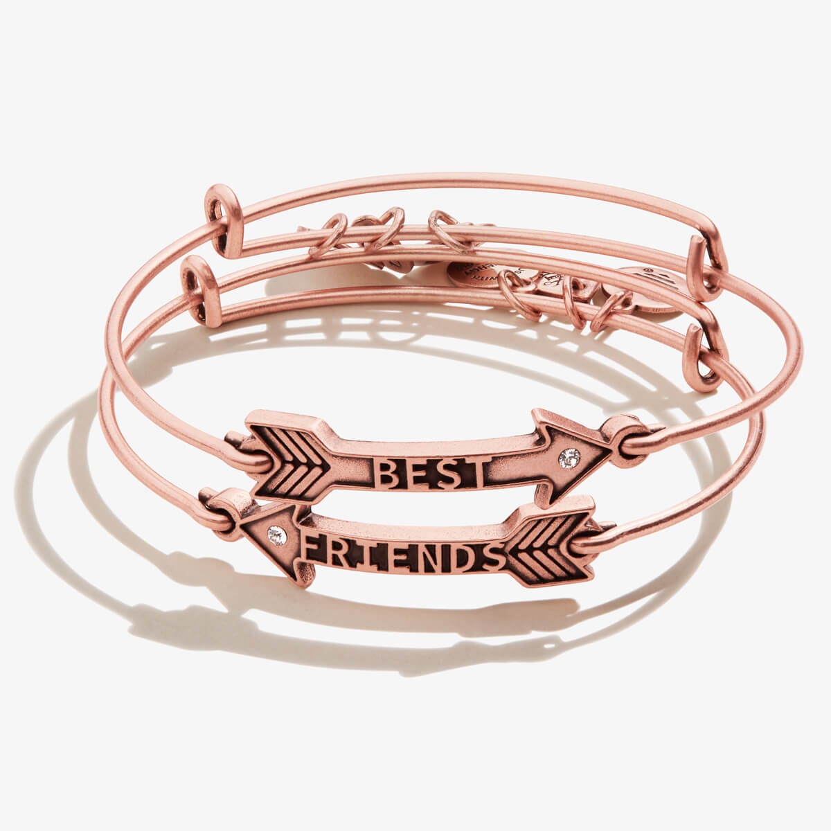 Best Friends Arrow Charm Bangle Set of 2 - Image 4