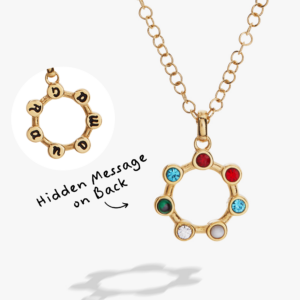 Grandma Hidden Message Acrostic Necklace